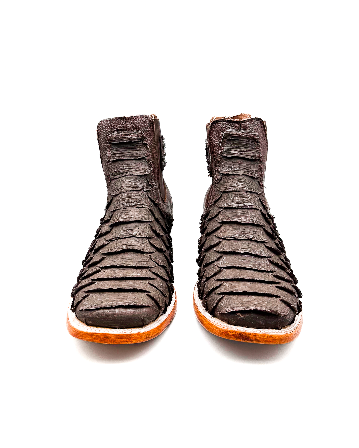 Ankle Boot Python Matte Brown