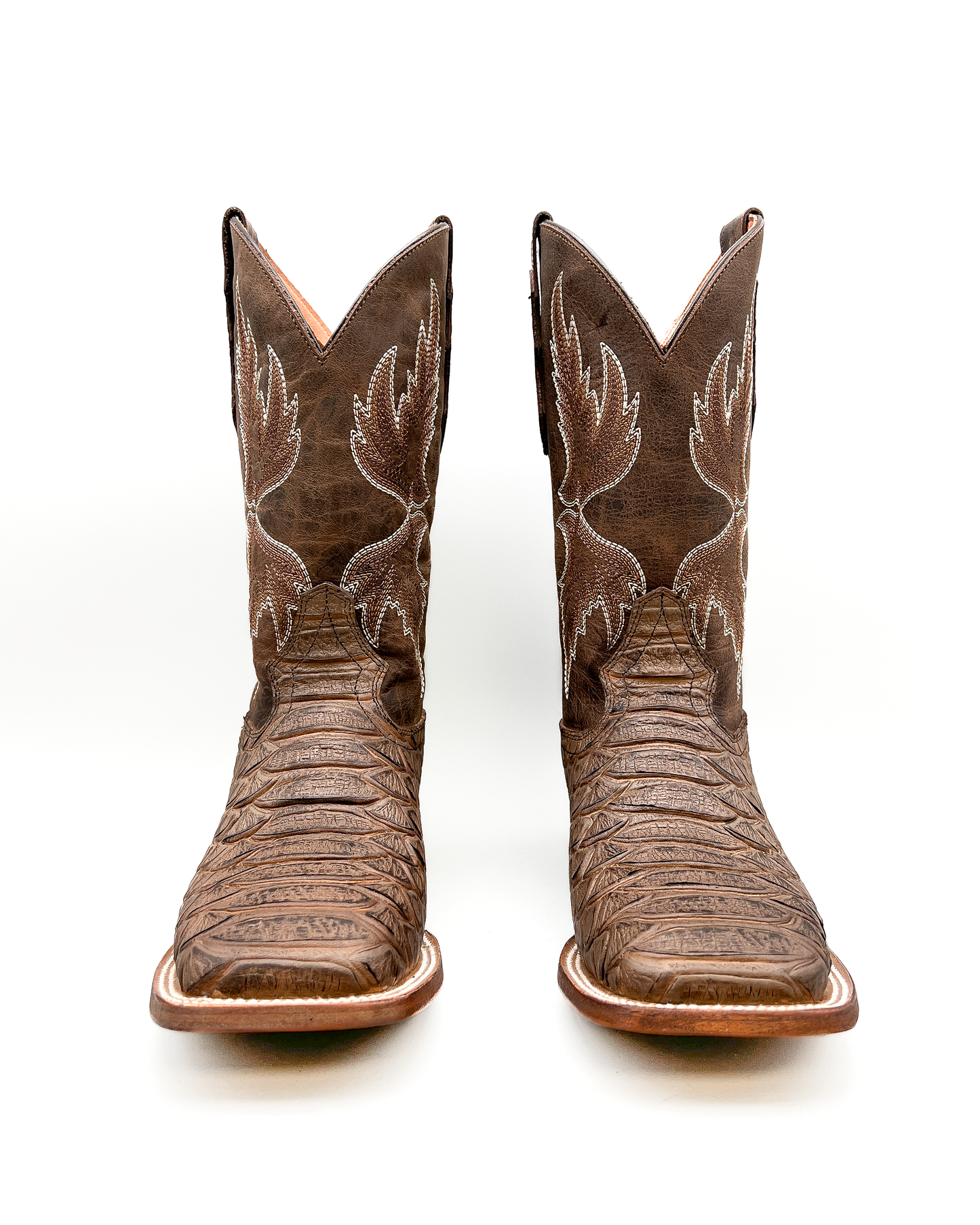 Cowboy Boot Brown Python