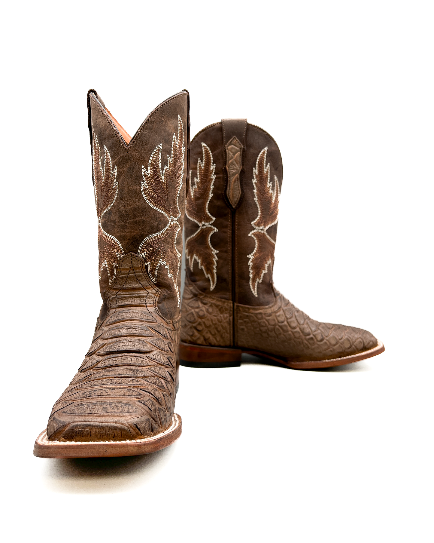 Cowboy Boot Brown Python