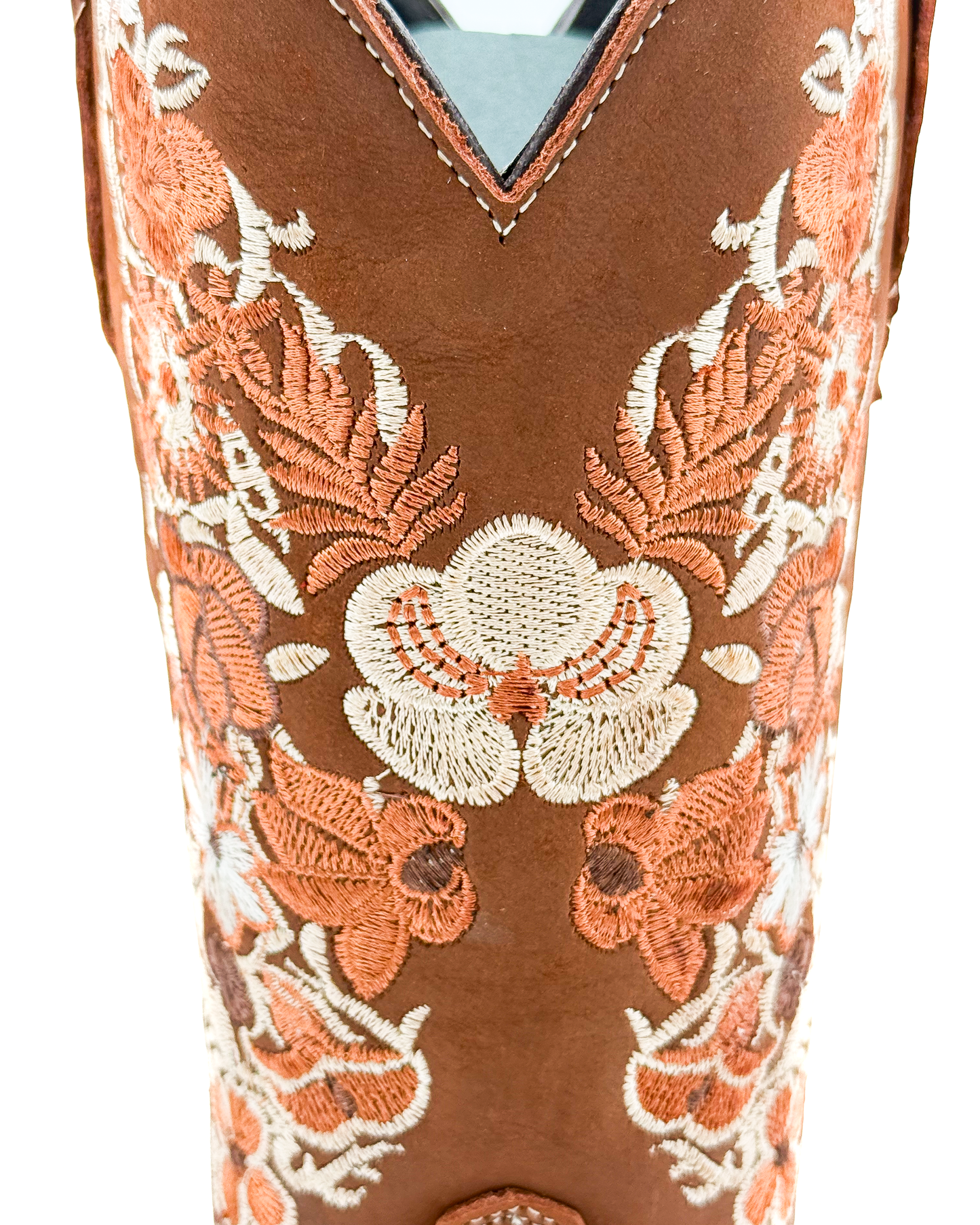 Cowboy Boot Malvina Floral Brown