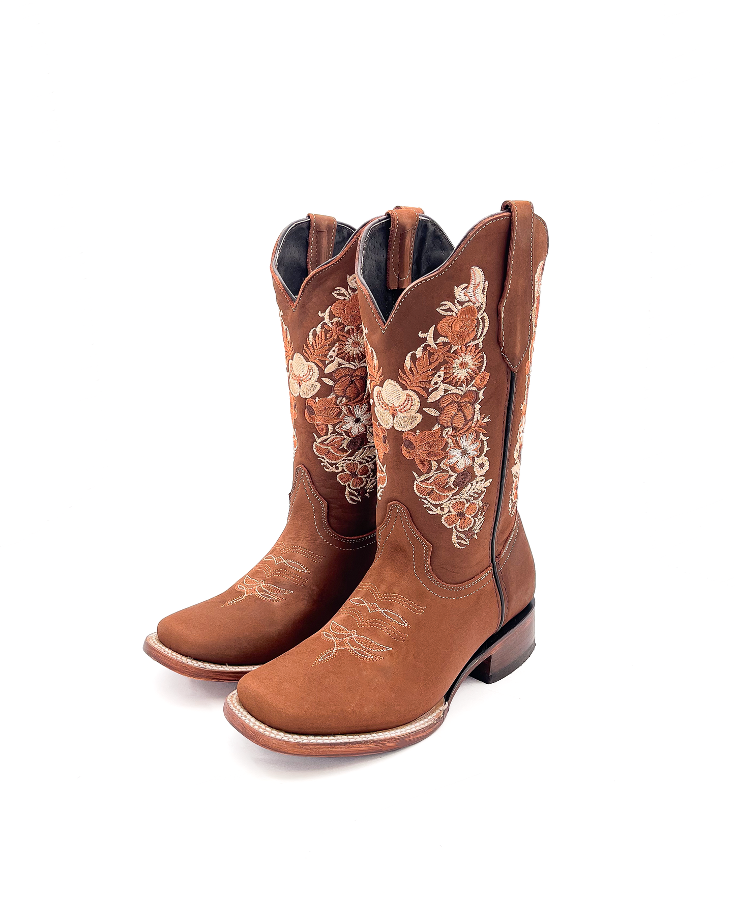 Cowboy Boot Malvina Floral Brown
