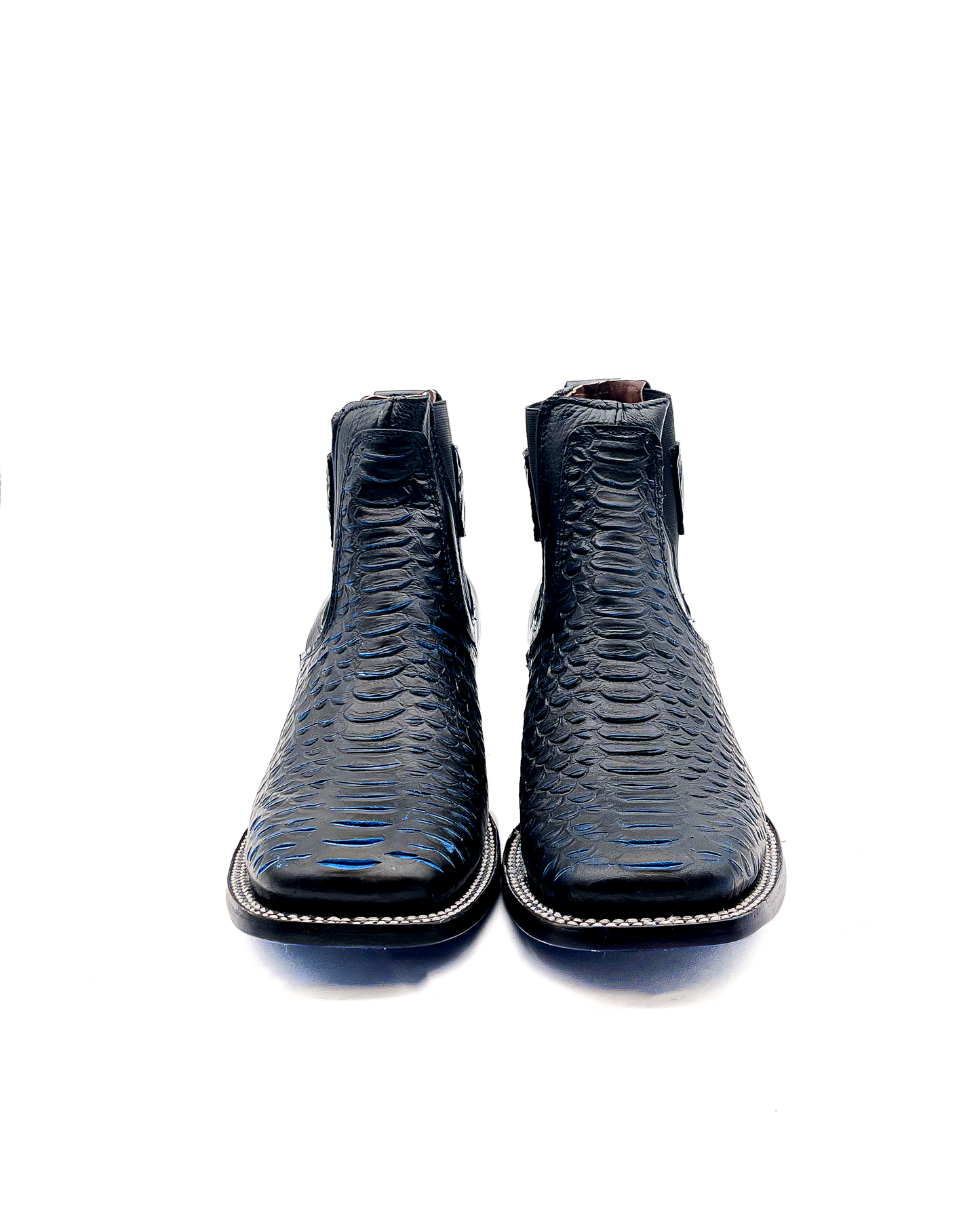 Ankle Boot Python Blue