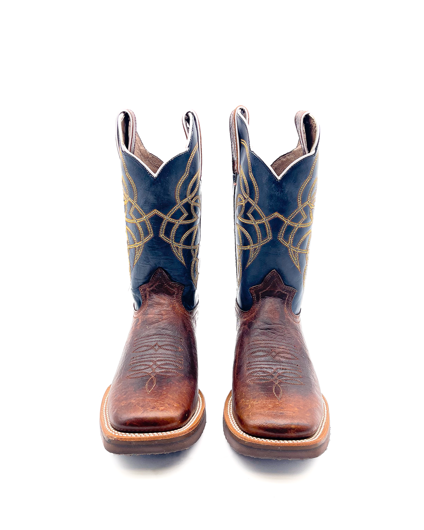Cowboy Boot Brown Elephant Rubber Sole