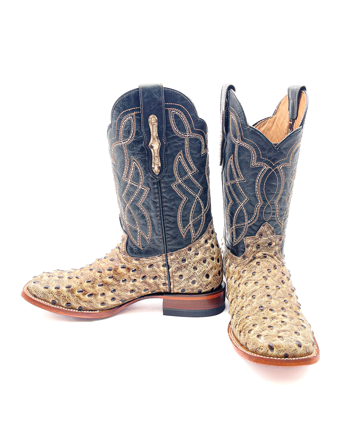 Cowboy Boot Ostrich Desert