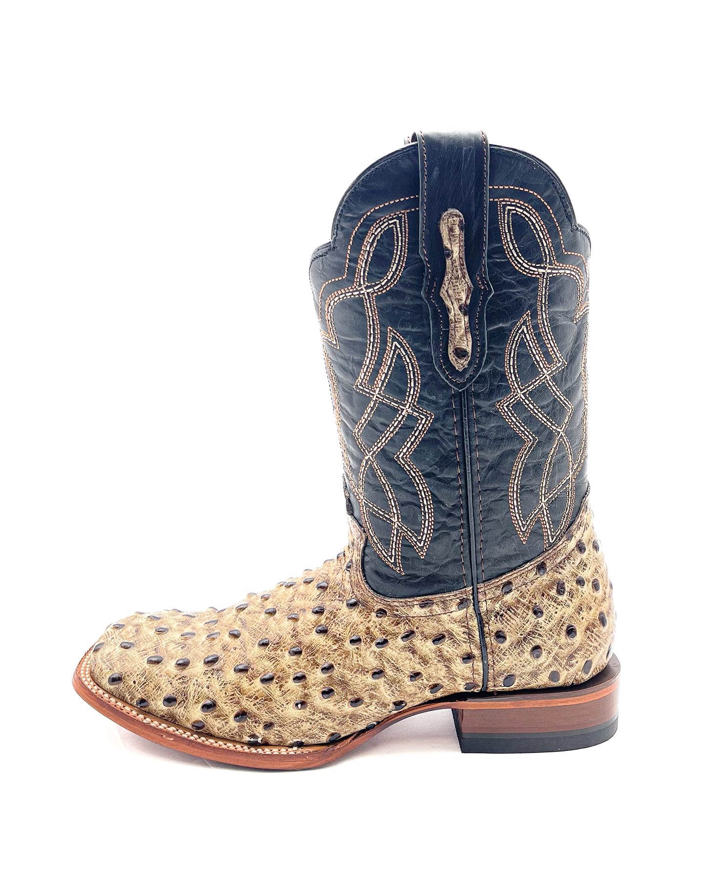 Cowboy Boot Ostrich Desert