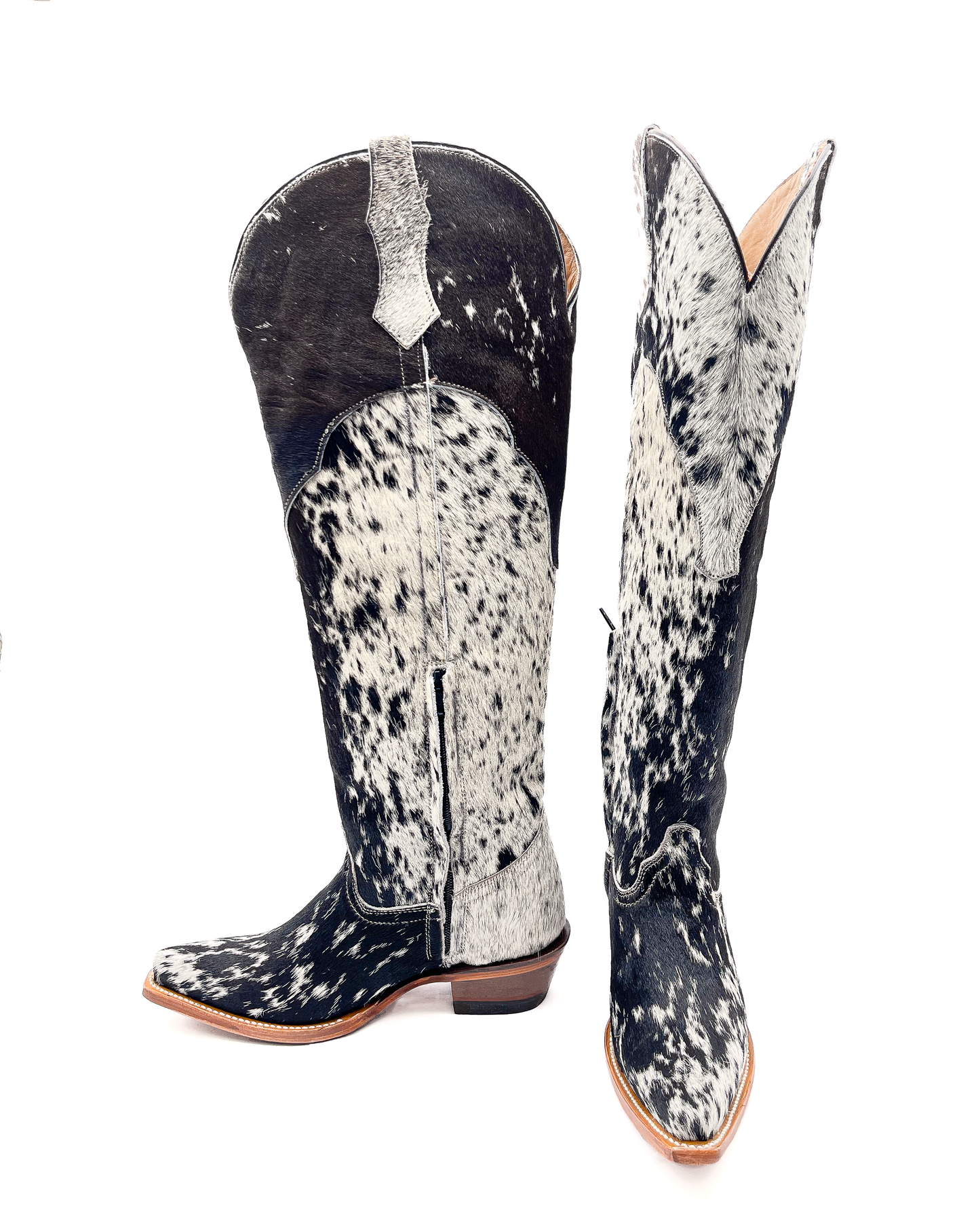 Cowboy Boot Cowhide Tall Snip