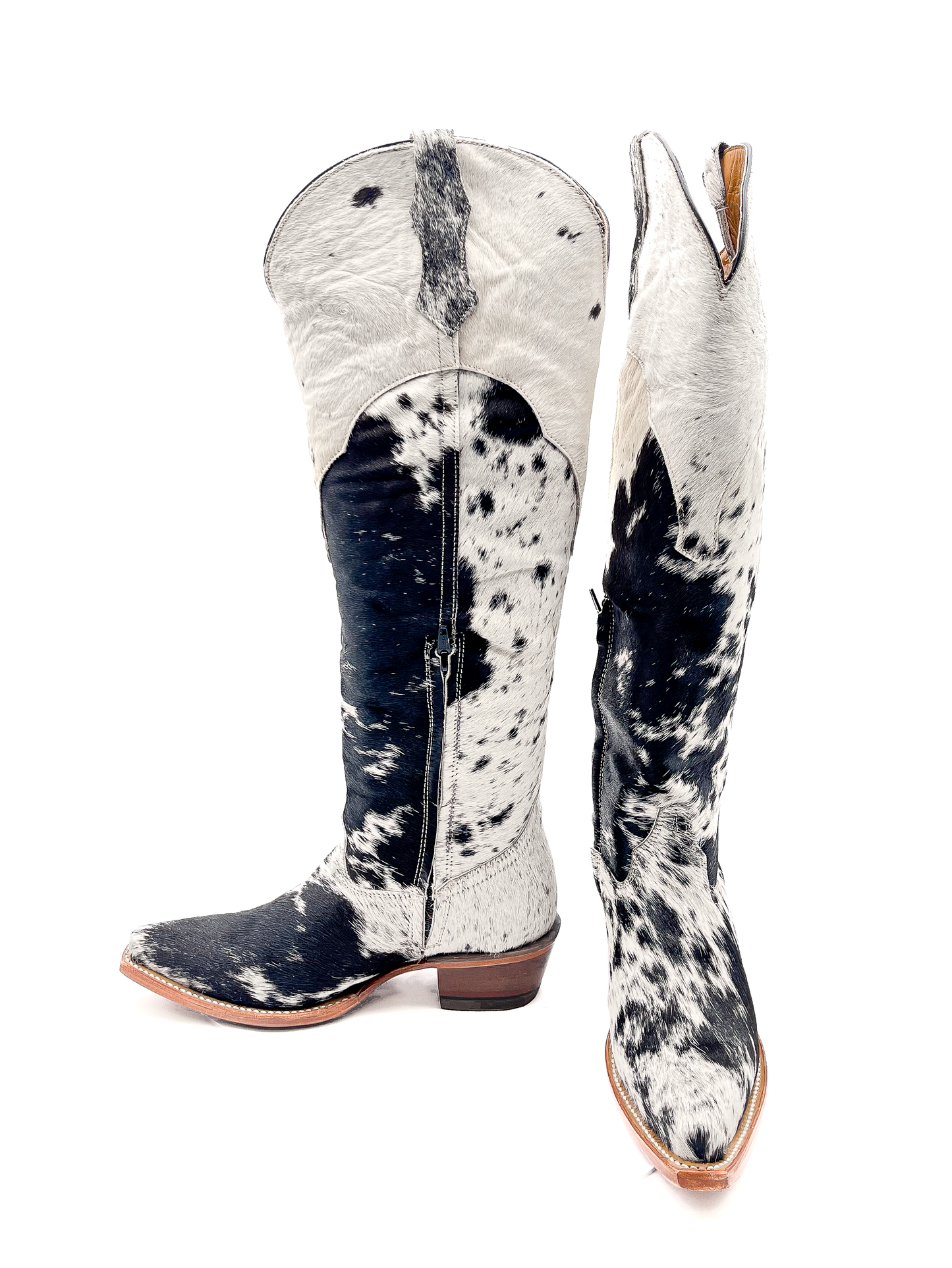 Cowboy Boot Cowhide Tall Snip
