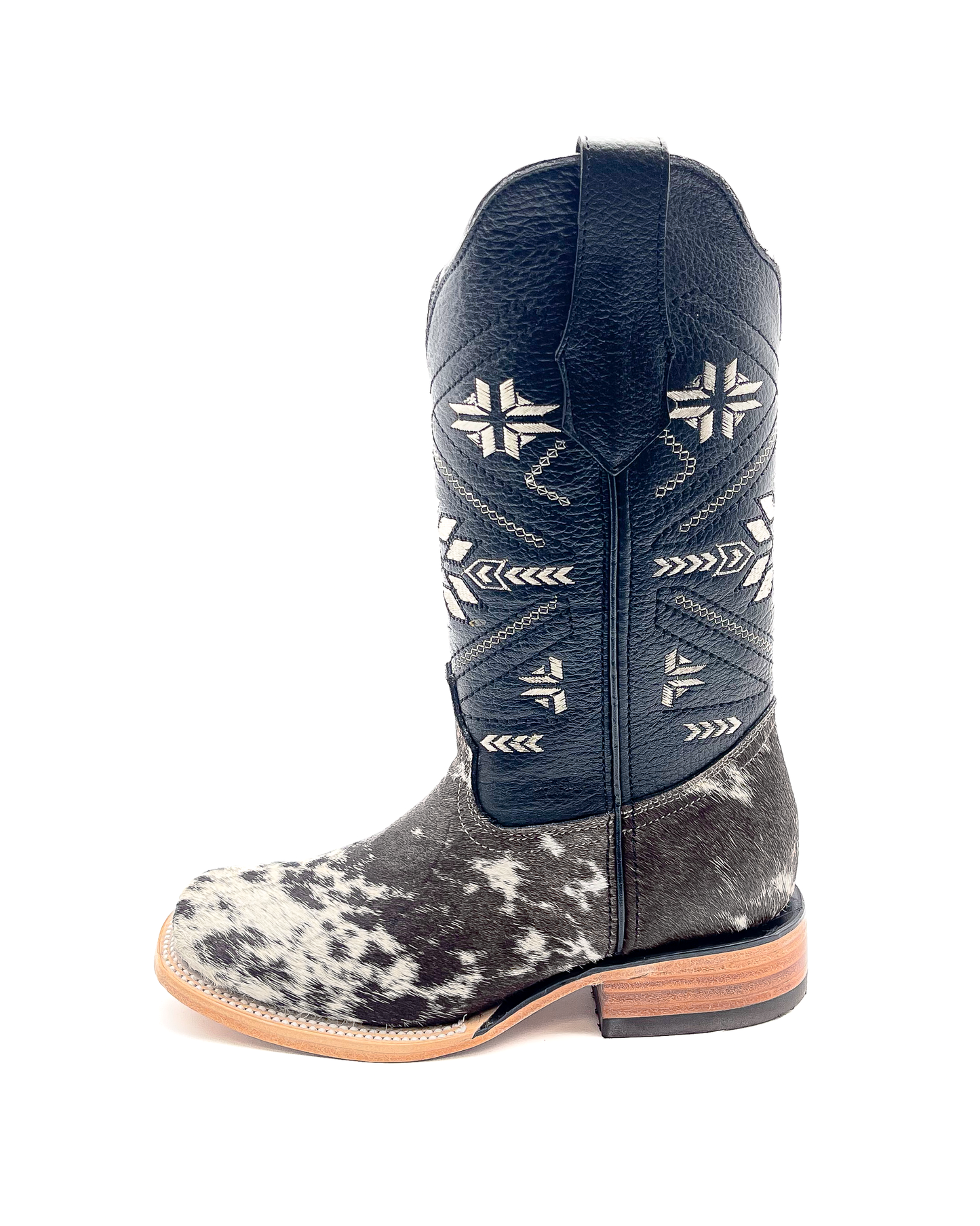 Women’s Cowhide Black Cowboy Boot