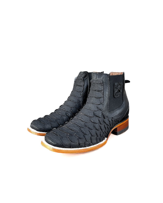 Ankle Boot Black Python