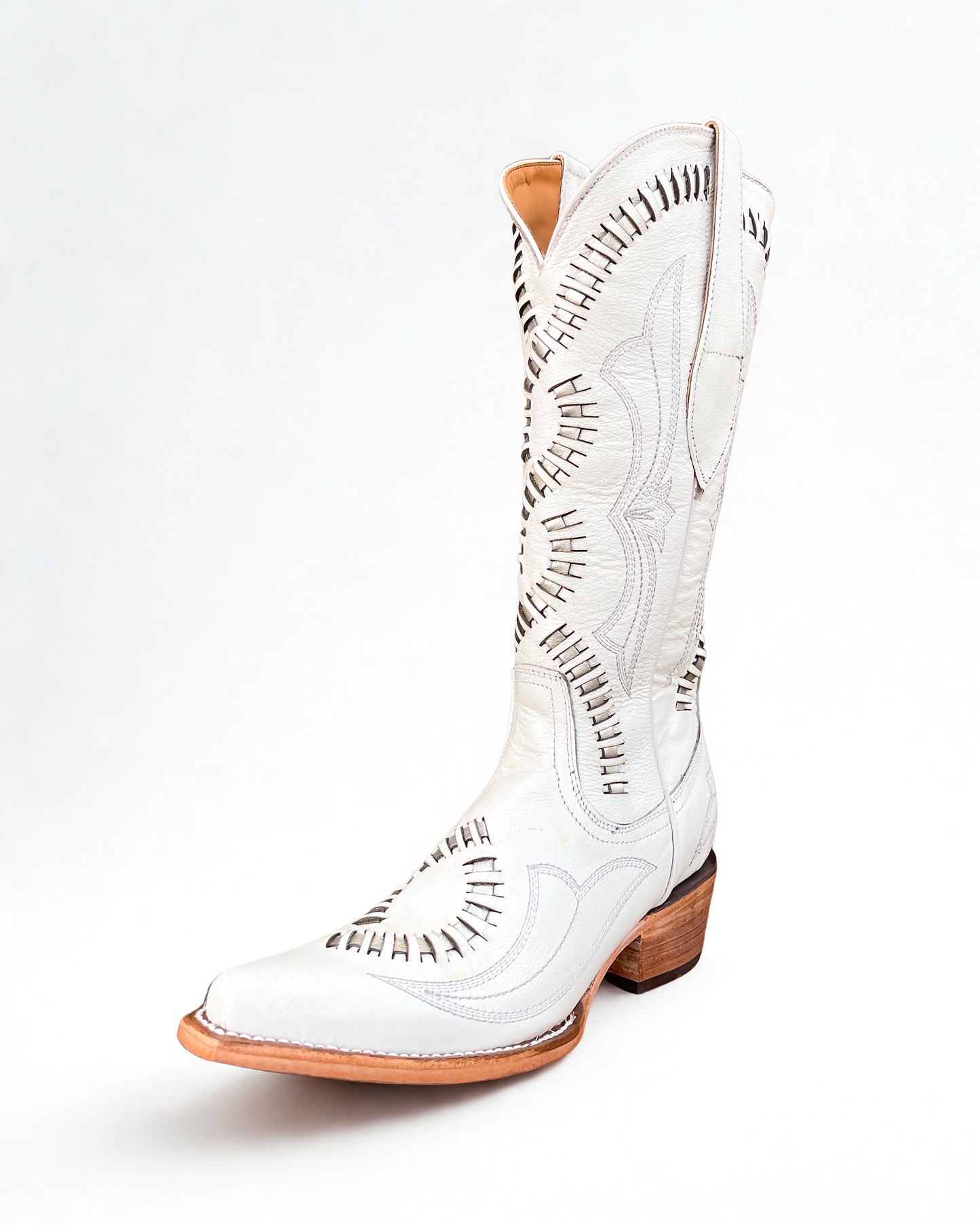Cowboy Boot Oslo White