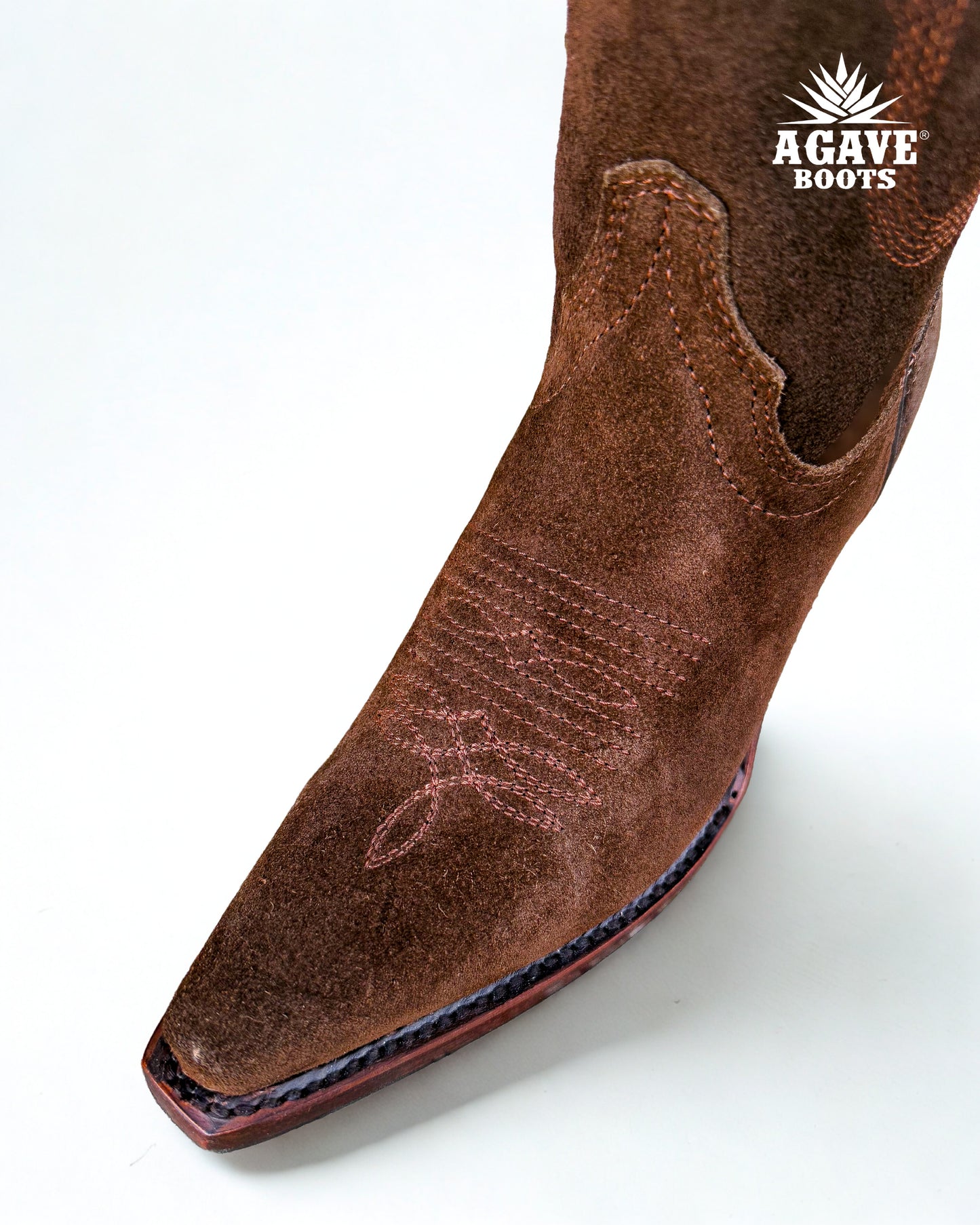 “BROWN SUEDE” | WOMEN’S TALL COWBOY BOOTS
