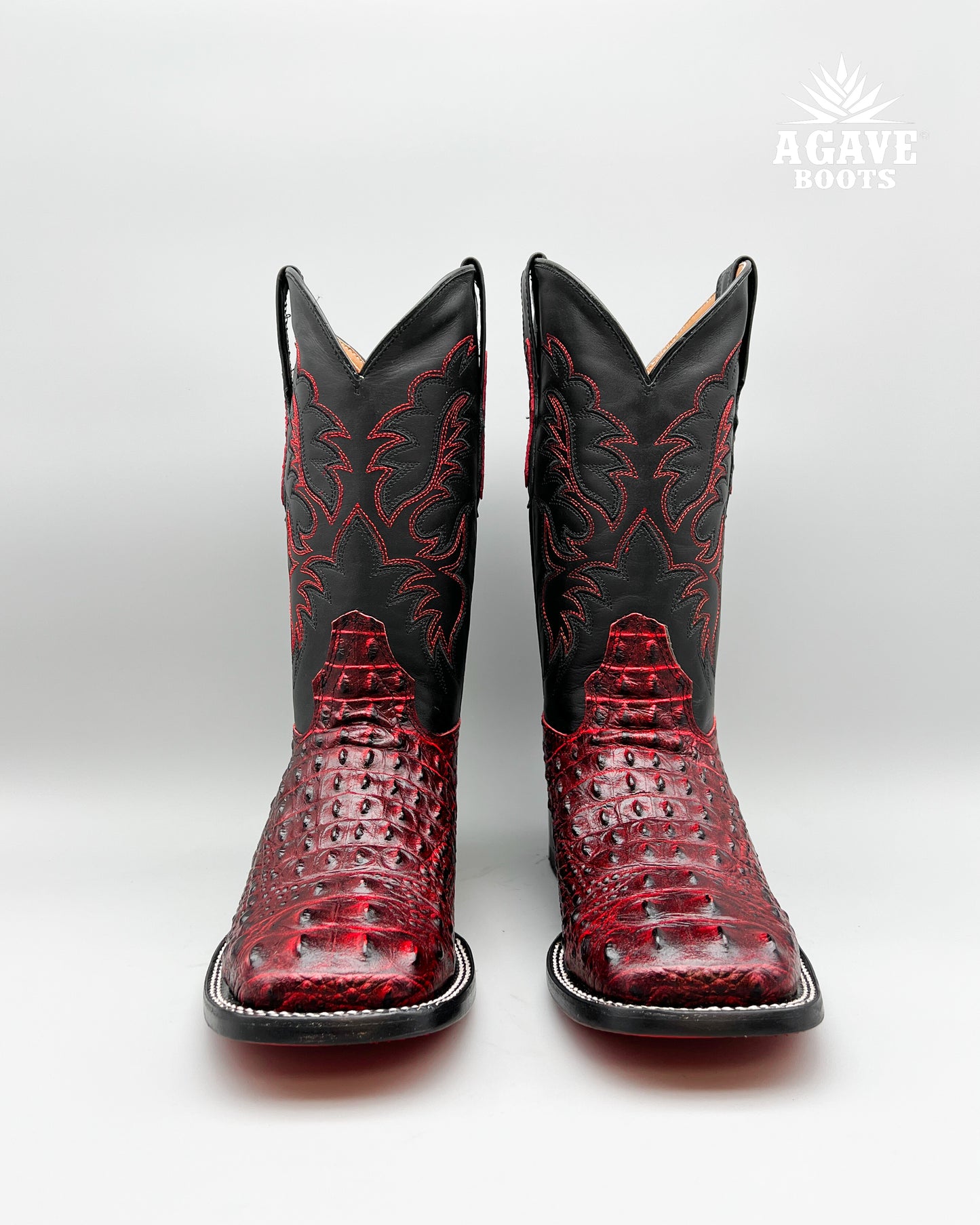Cowboy Boot Red Nile Caiman