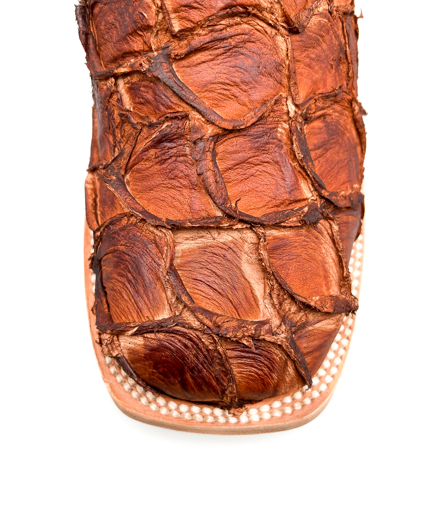 Cowboy Boot Cognac Bass Pirarucu Leather