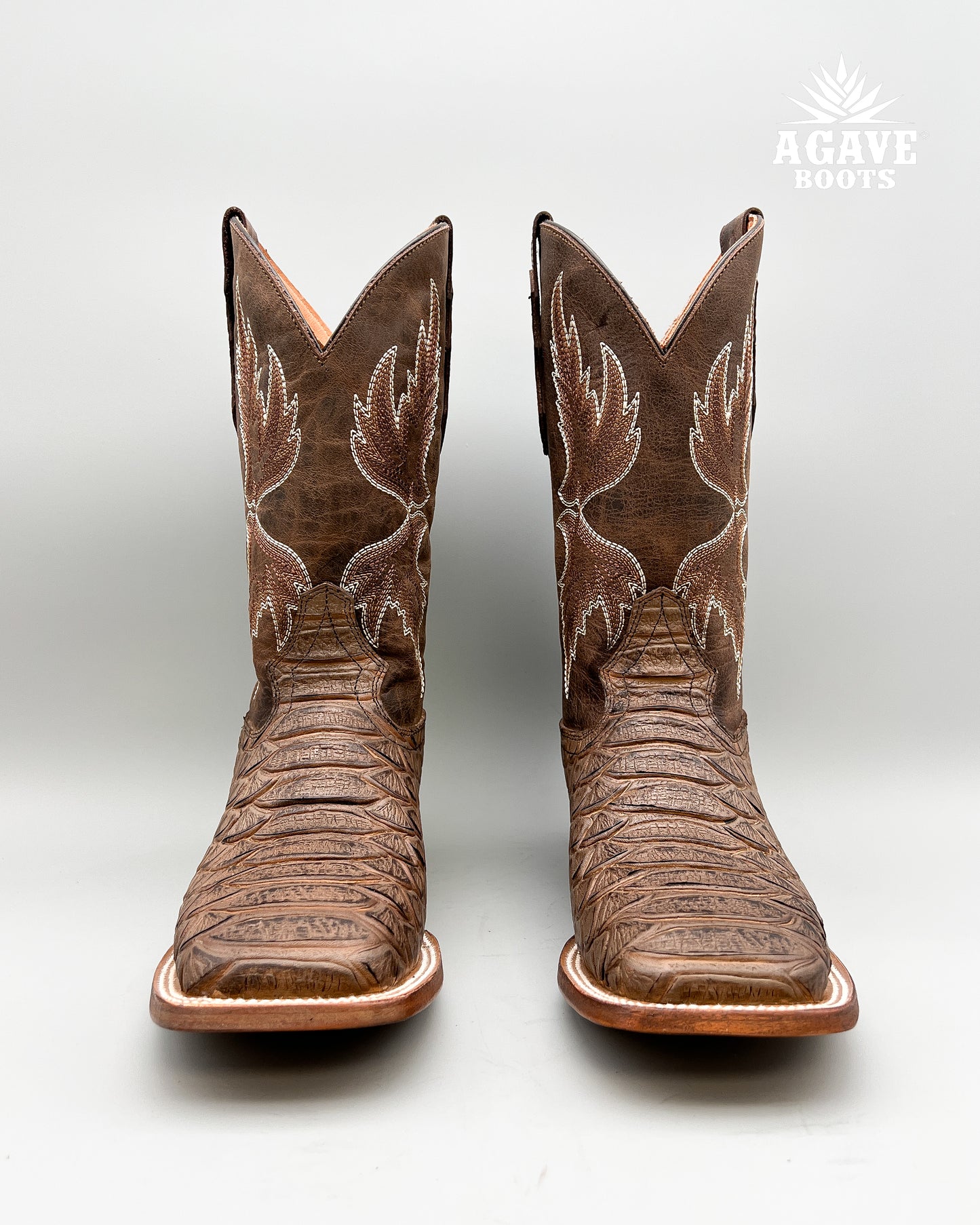 Cowboy Boot Brown Python