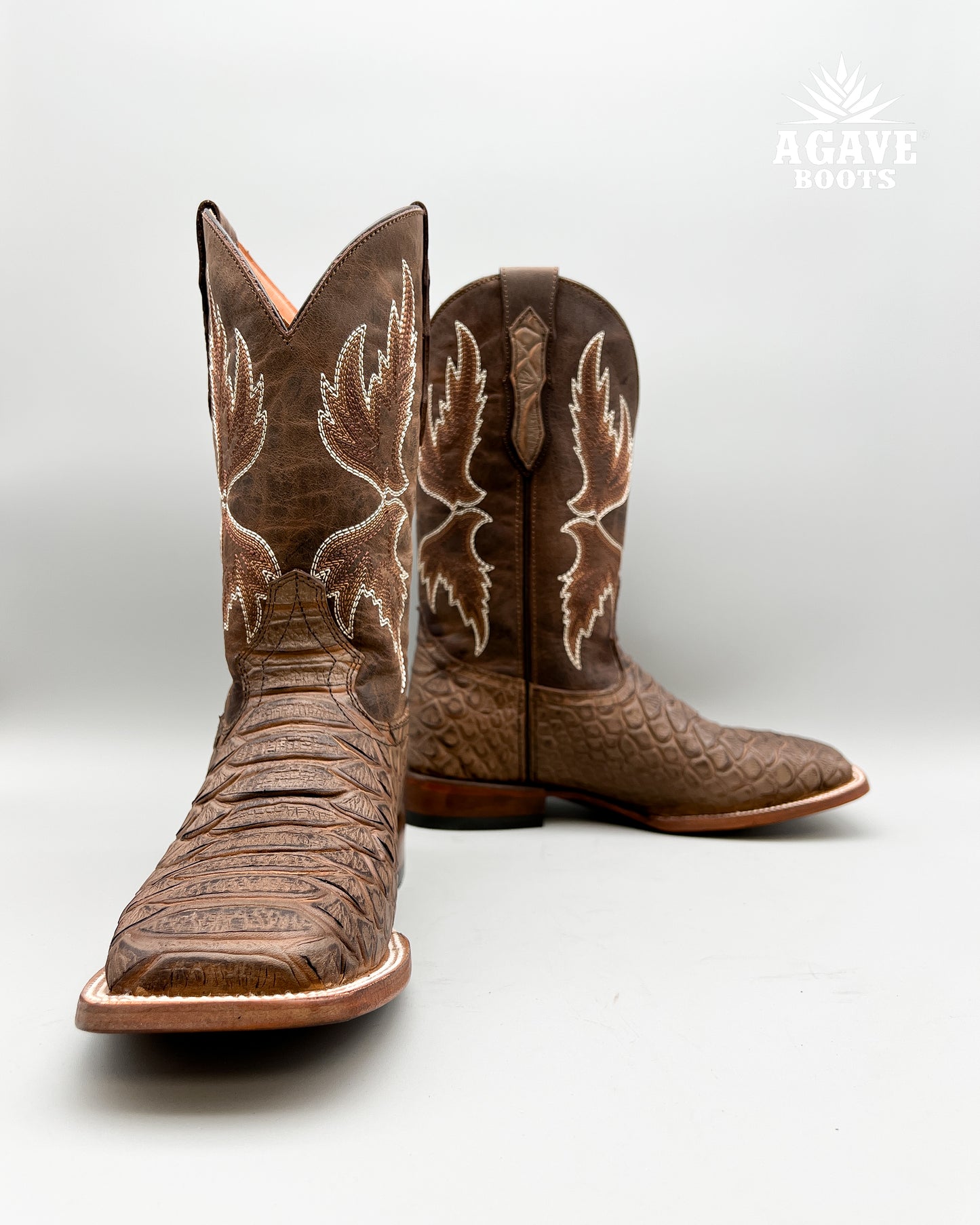 Cowboy Boot Brown Python