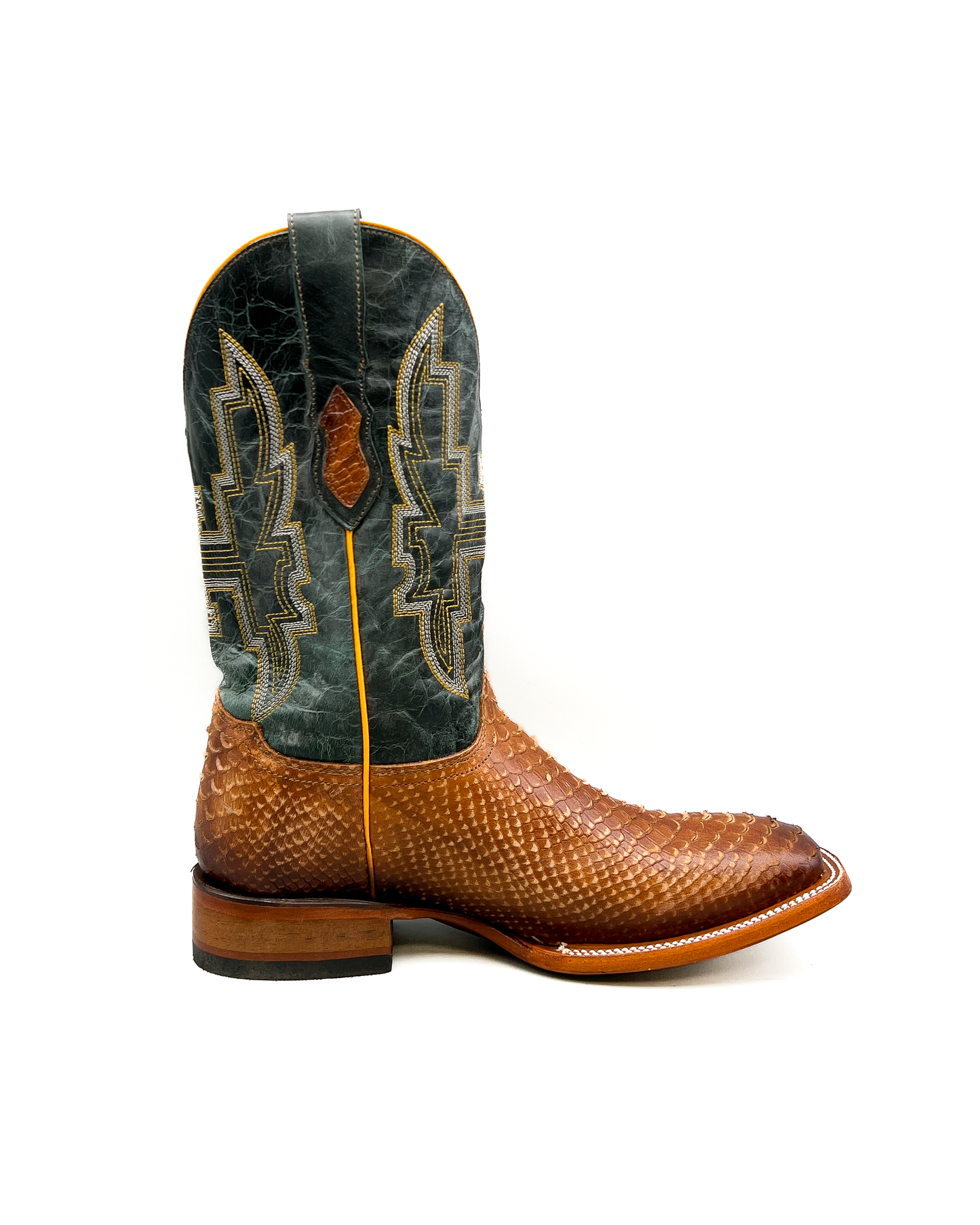 Cowboy Boot Light Brown Python
