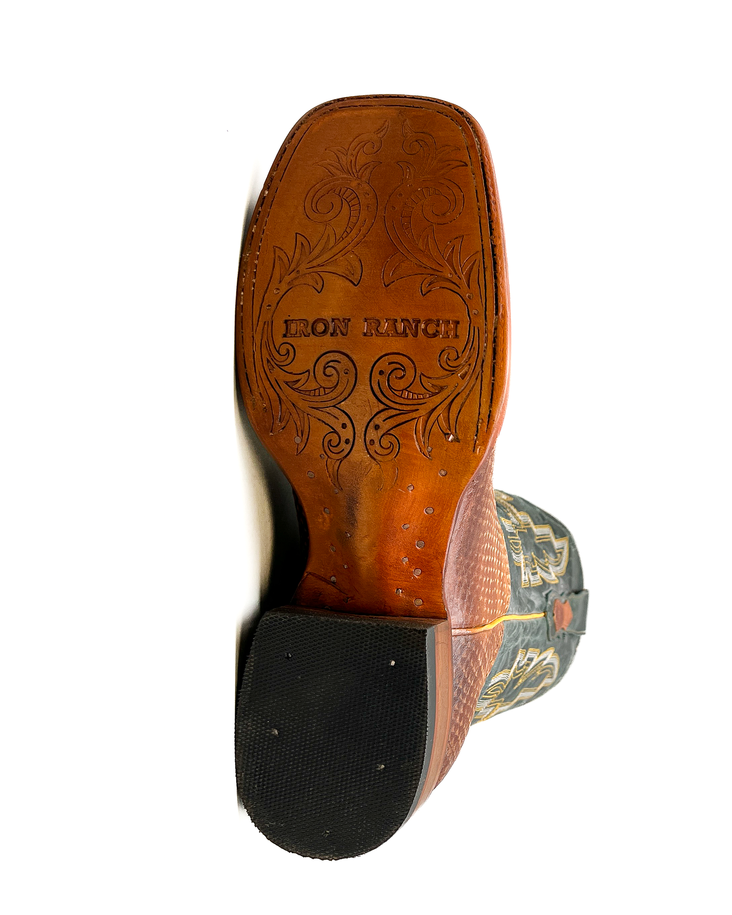 Cowboy Boot Light Brown Python