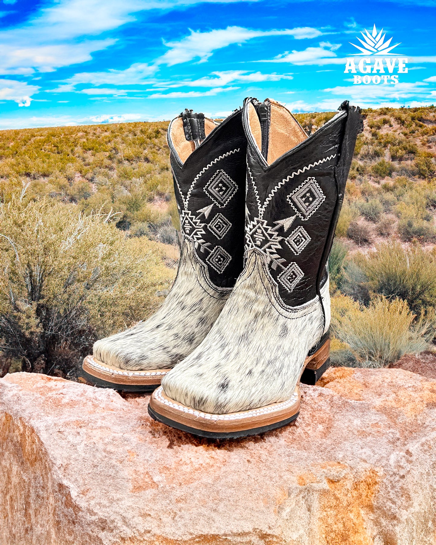 Cowboy Boot Cowhide Kid´s