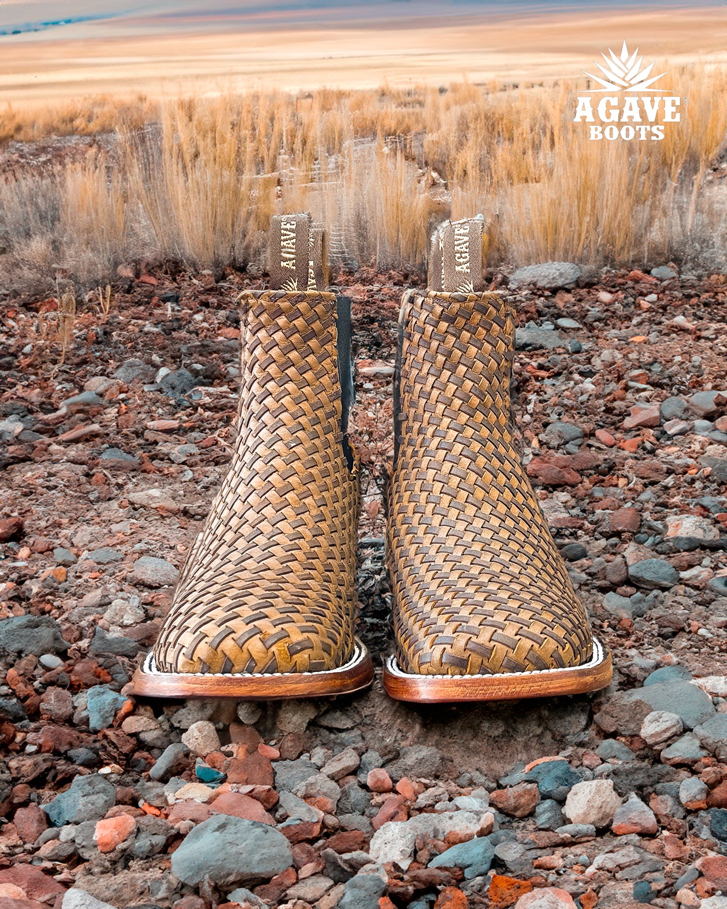 Ankle Boot Basket Weave Thang