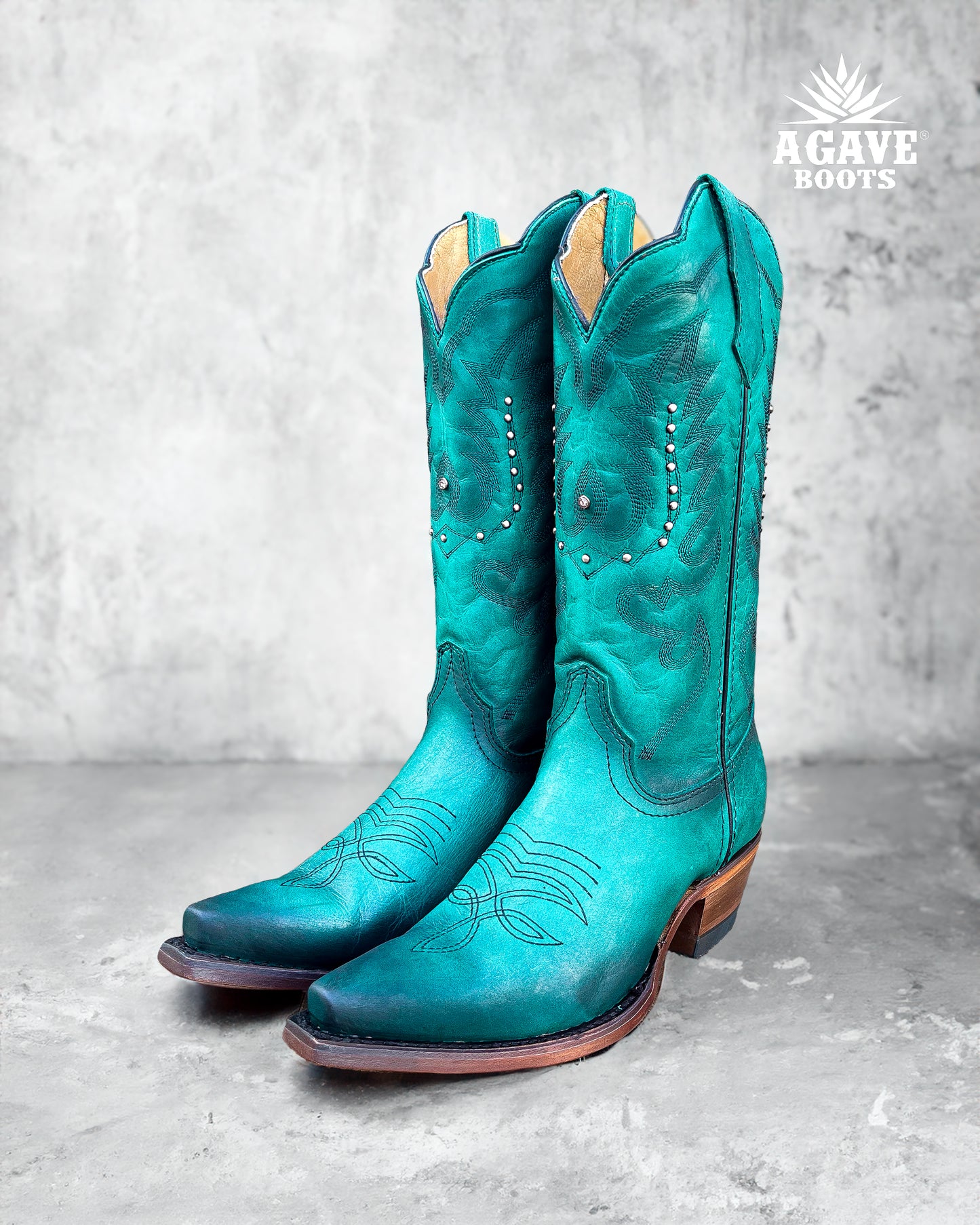 Cowboy Boot Turquoise