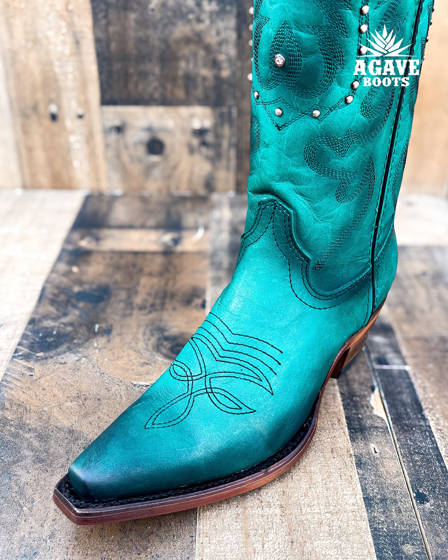 Cowboy Boot Turquoise