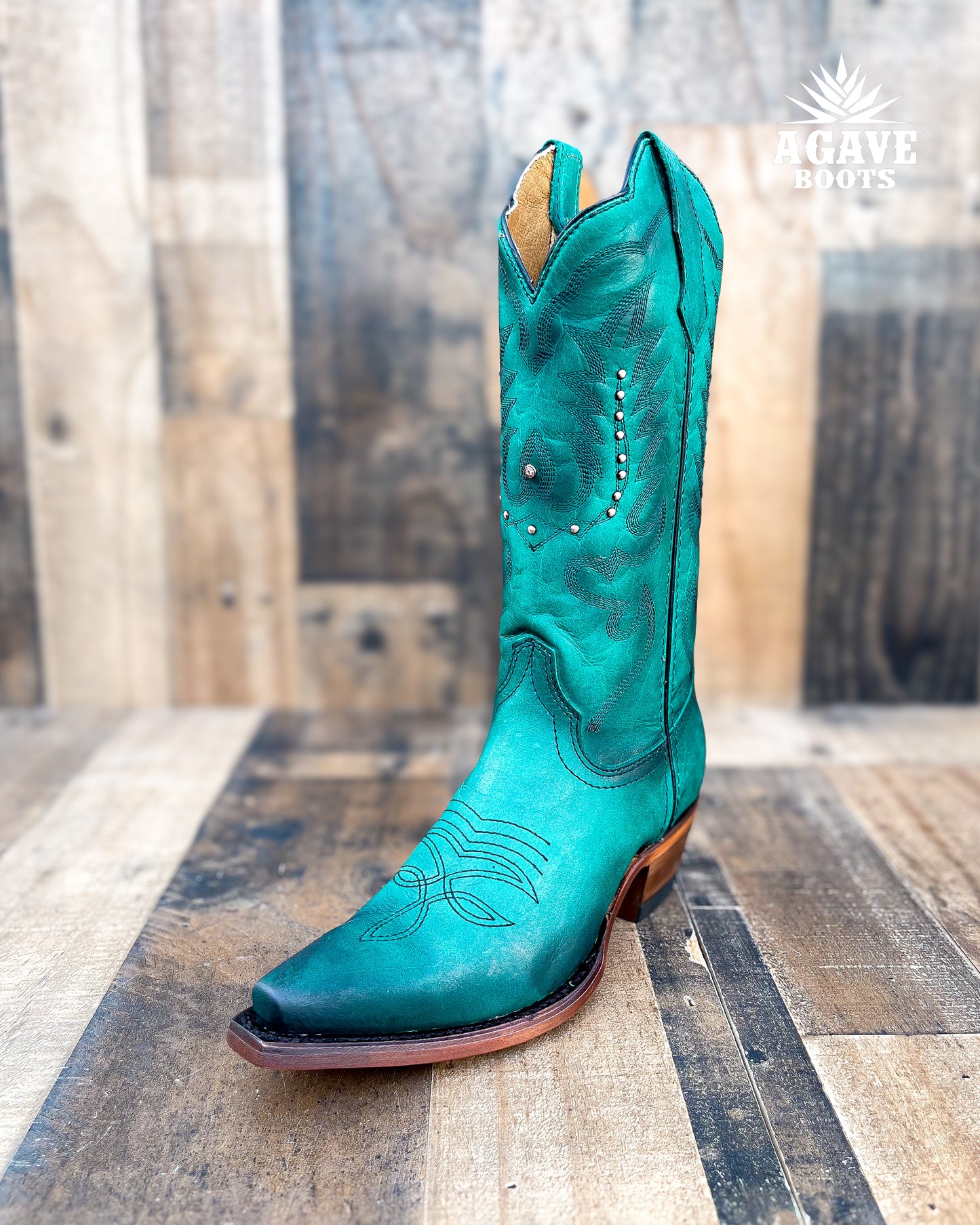 Cowboy Boot Turquoise