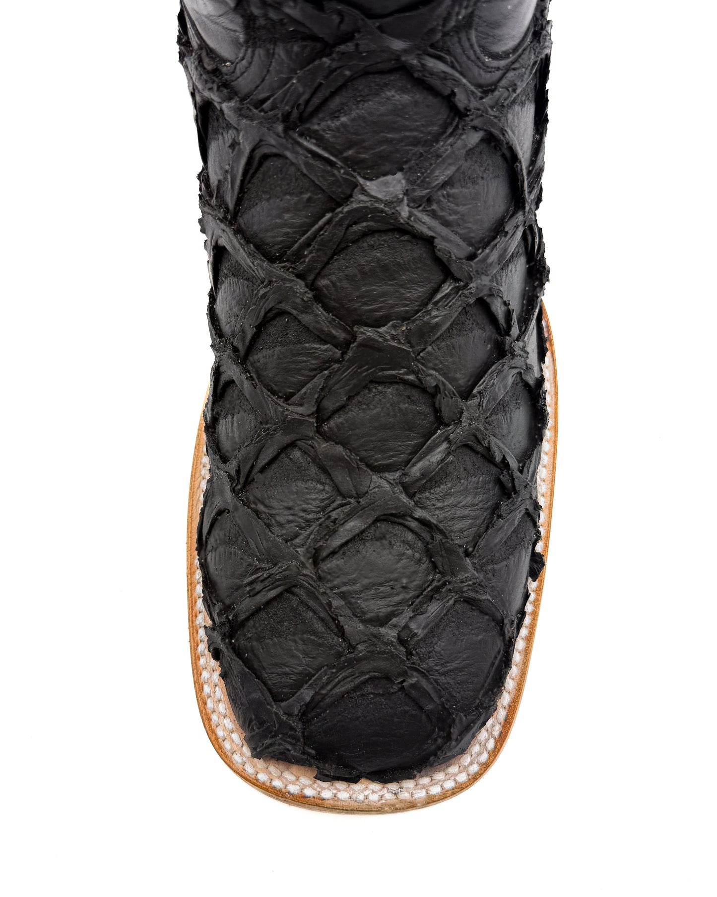 Cowboy Boot Black Pirarucu Bass