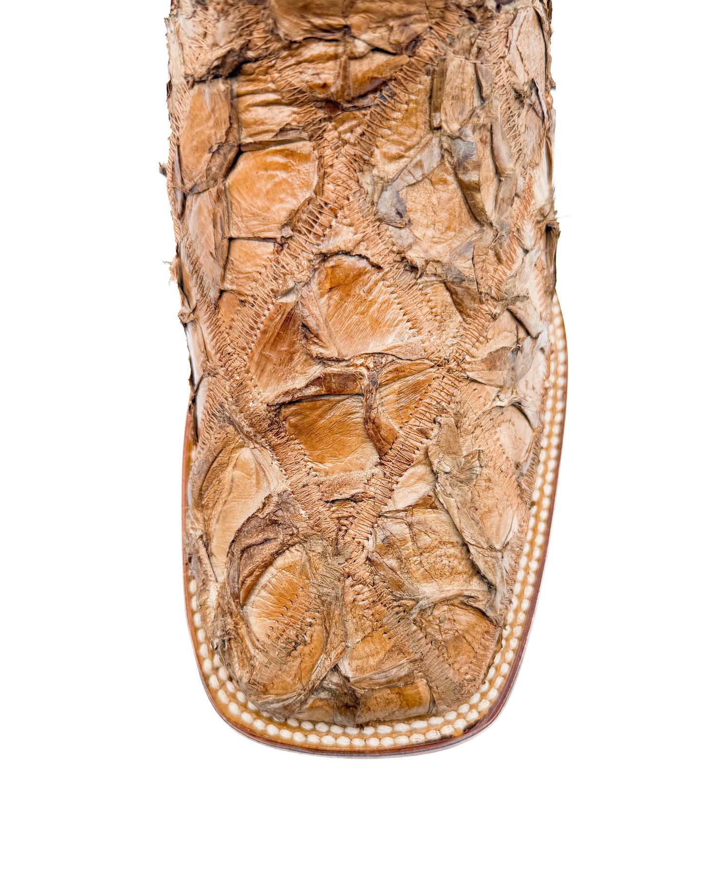 Cowboy Boot Light Brown Patchwork Piracucu Bass