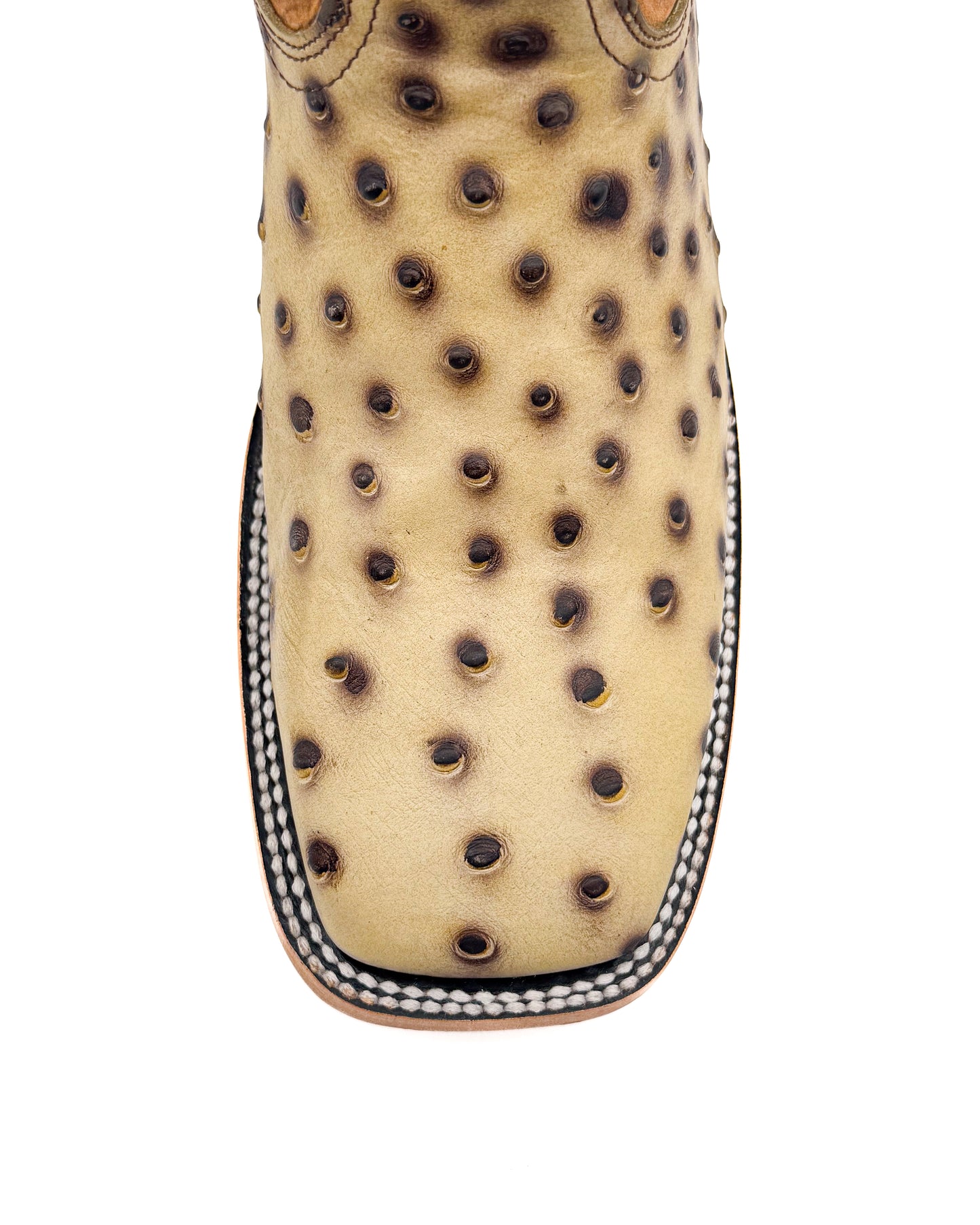Cowboy Boot Tan Ostrich