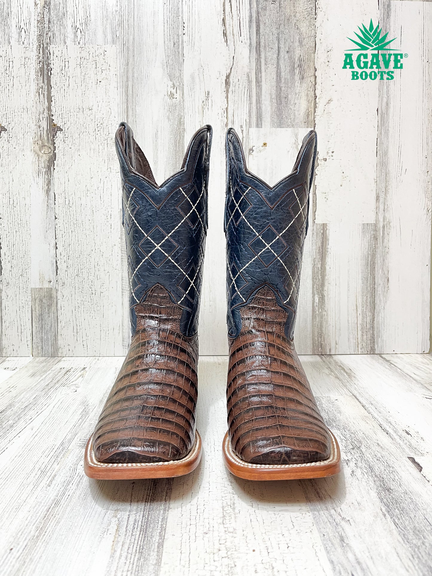 Cowboy Boot Brown Caiman Belly