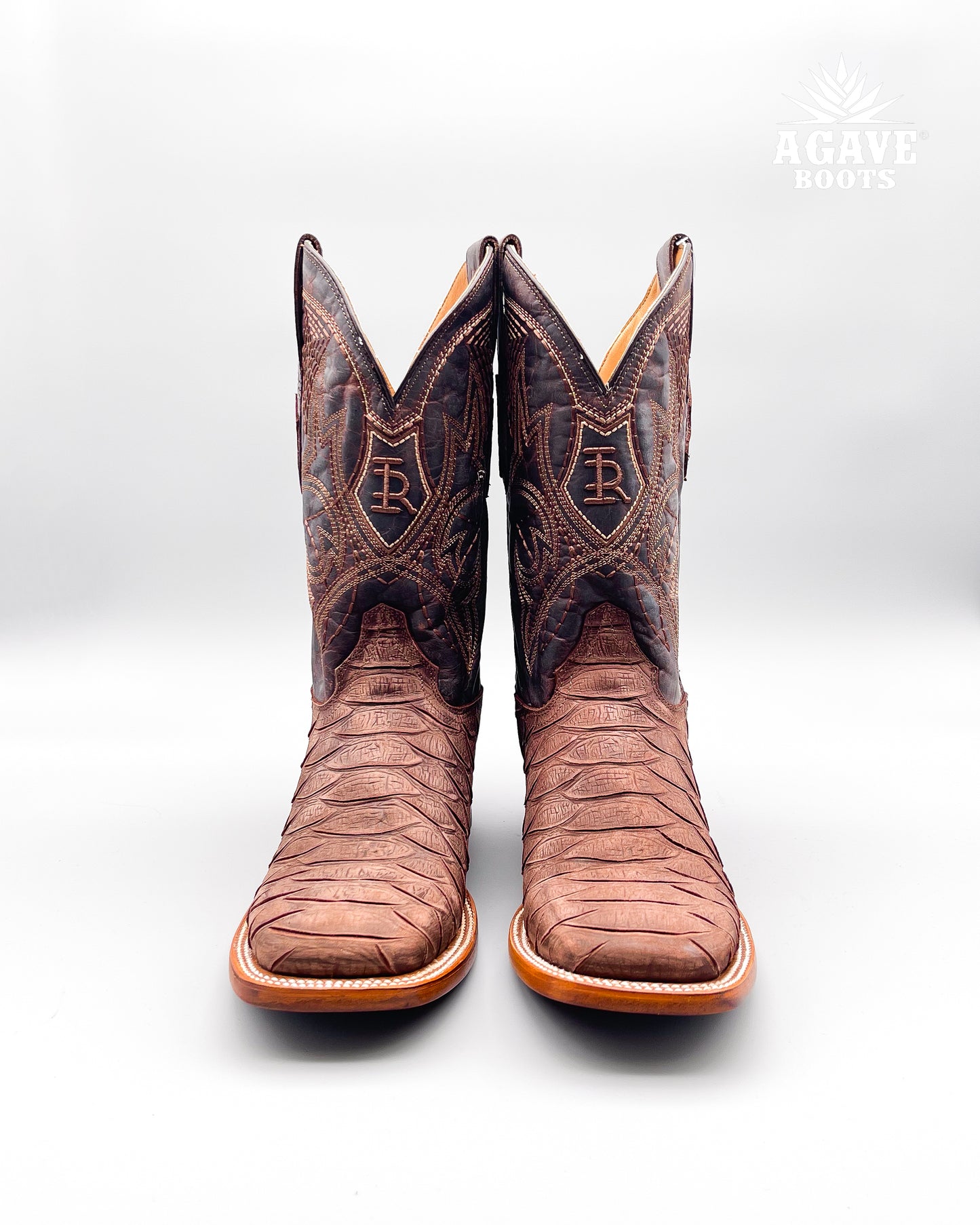 Cowboy Boot Brown Python