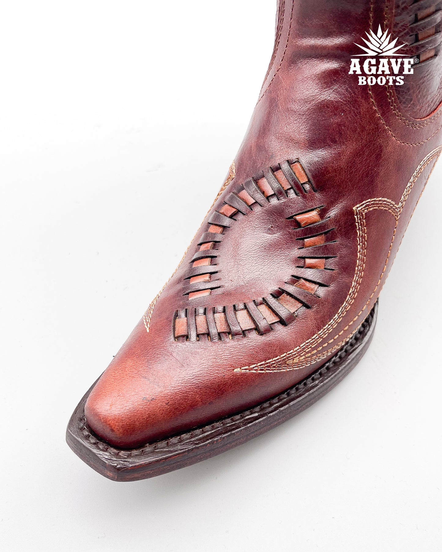 "OSLO" COGNAC | WOMEN TALL COWBOY BOOTS