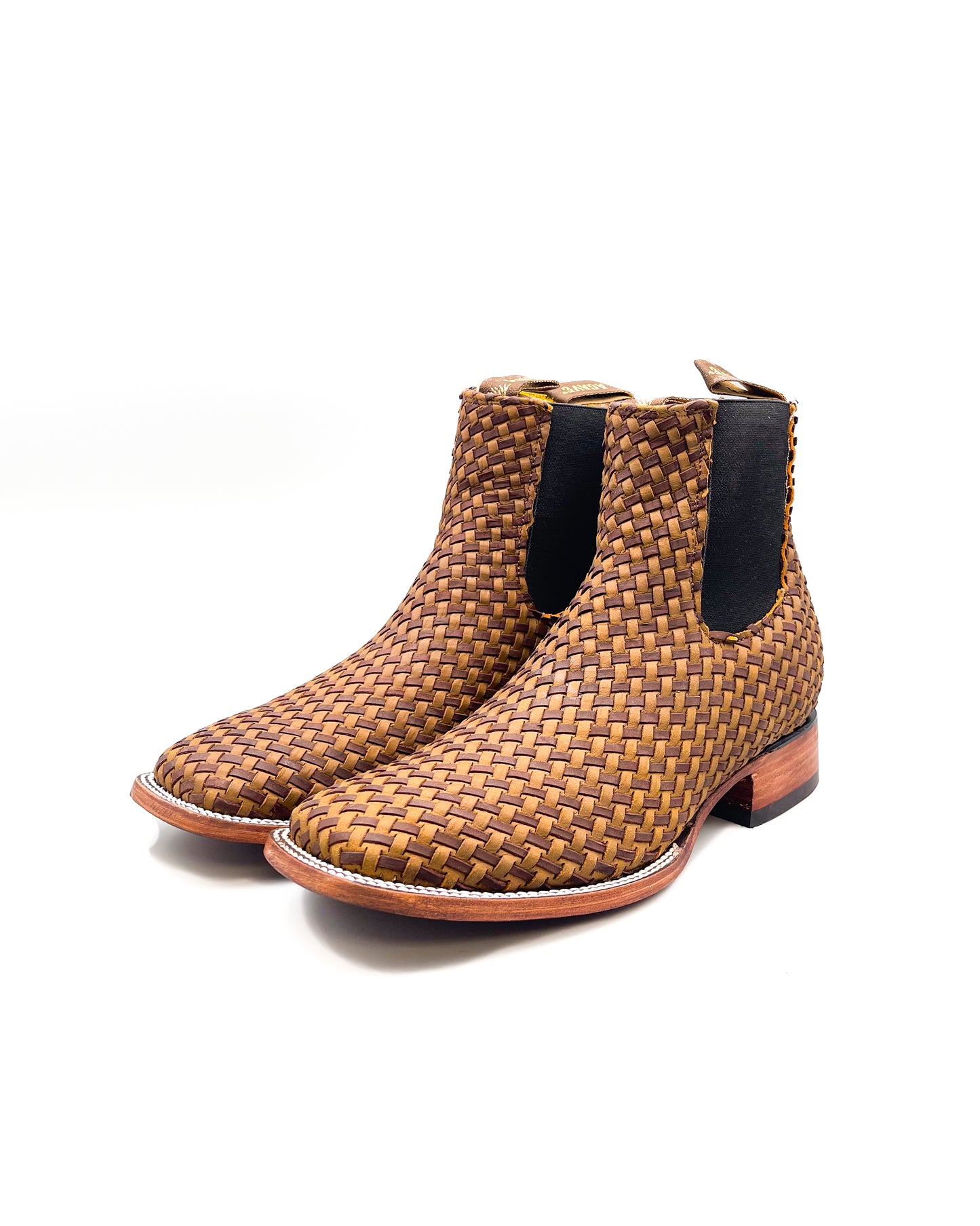 Ankle Boot Basket Weave Thang