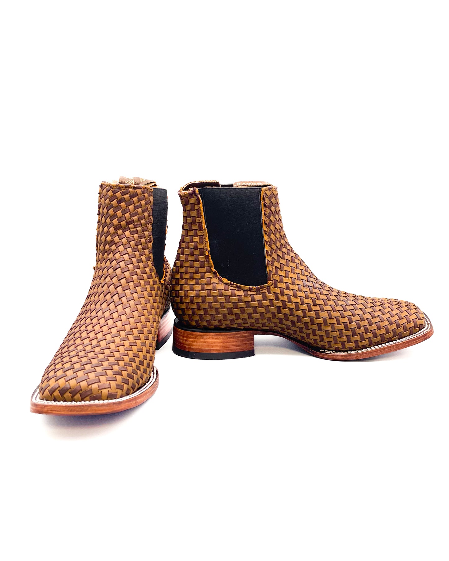 Ankle Boot Basket Weave Thang