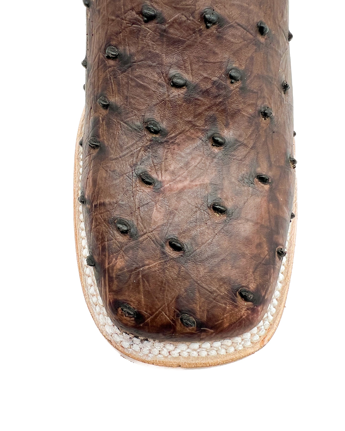 Cowboy Boot Brown Ostrich