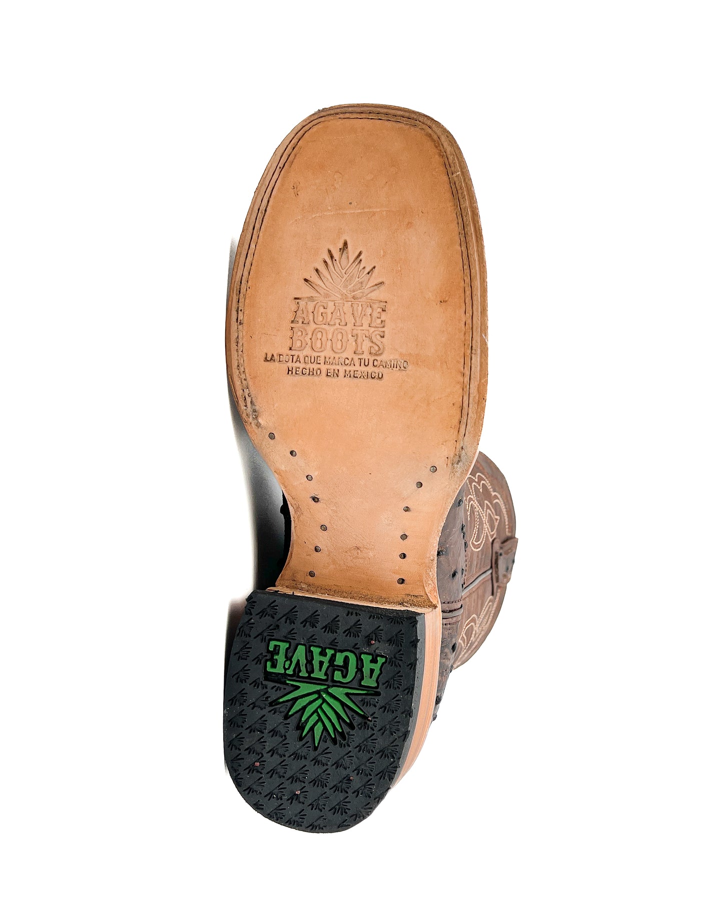 Cowboy Boot Brown Ostrich