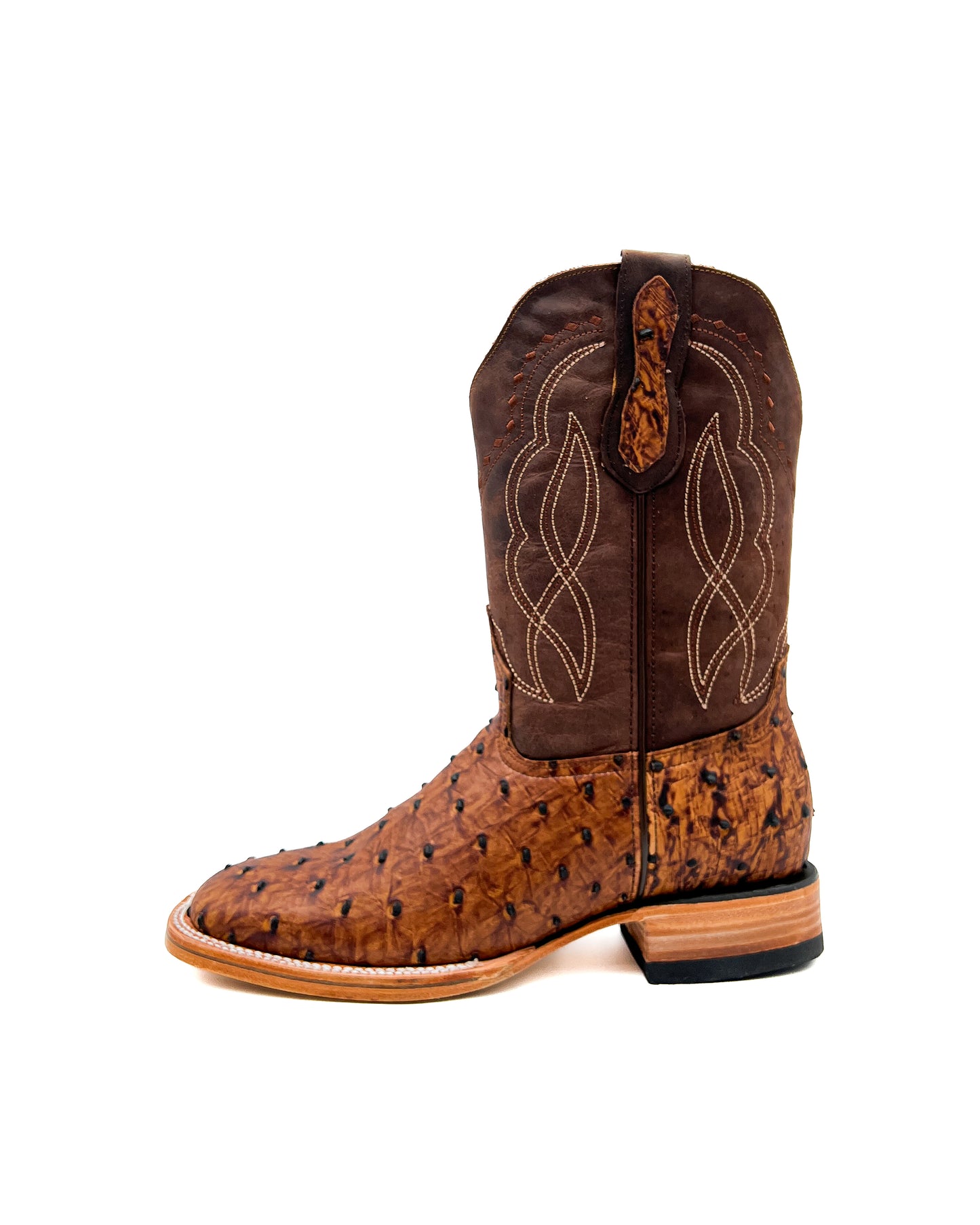 Cowboy Boot Brown Ostrich