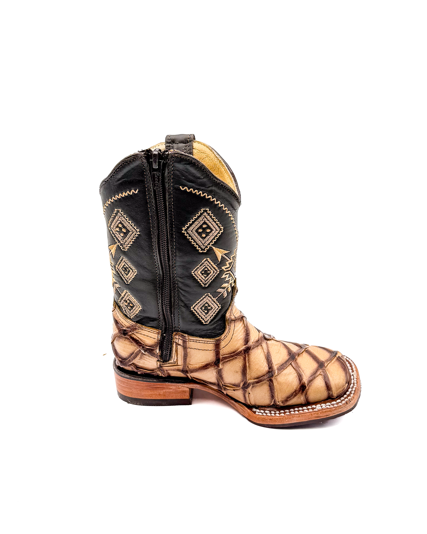 Little Kids Pirarucu Cowboy Boots