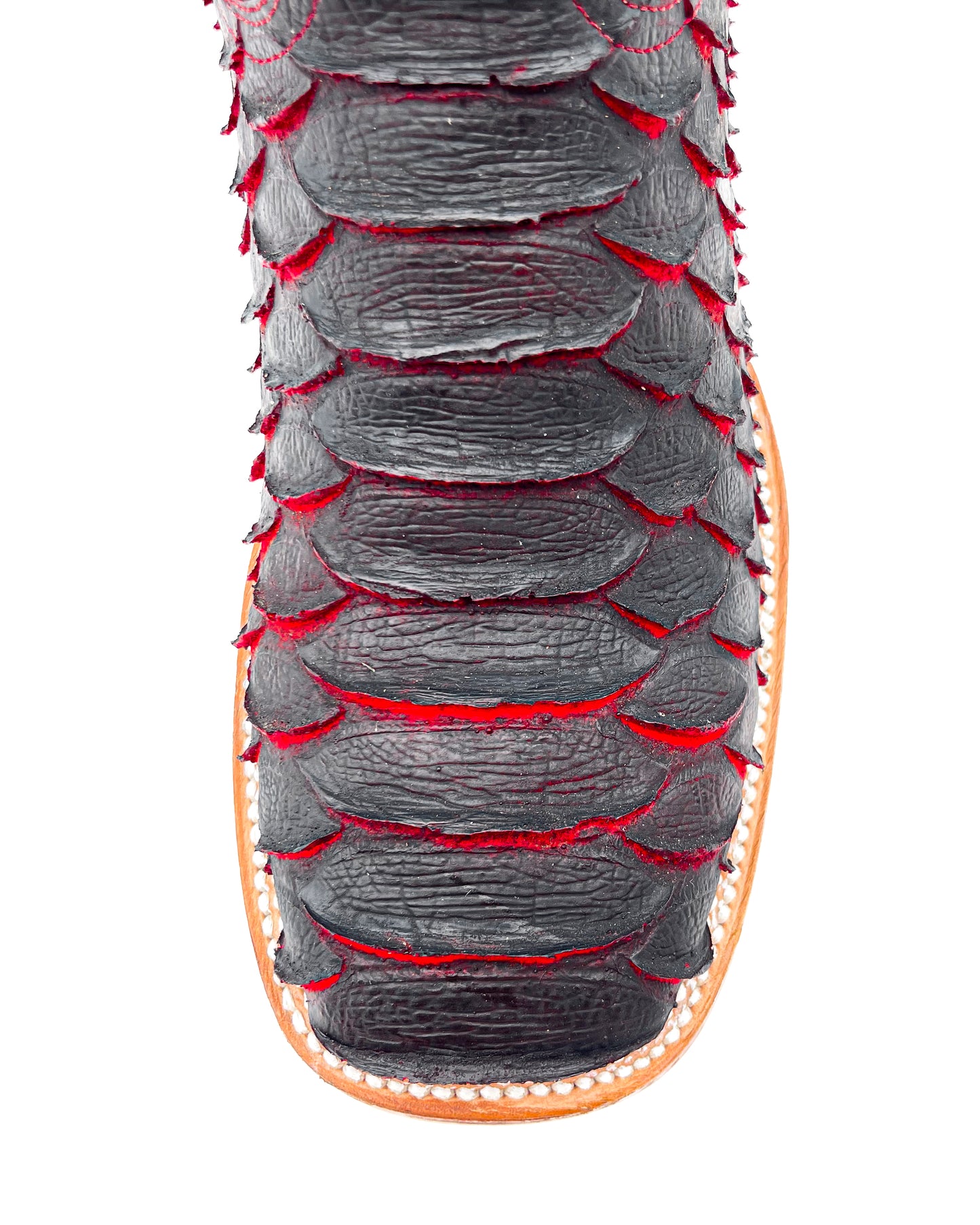 Cowboy Boot Red Python