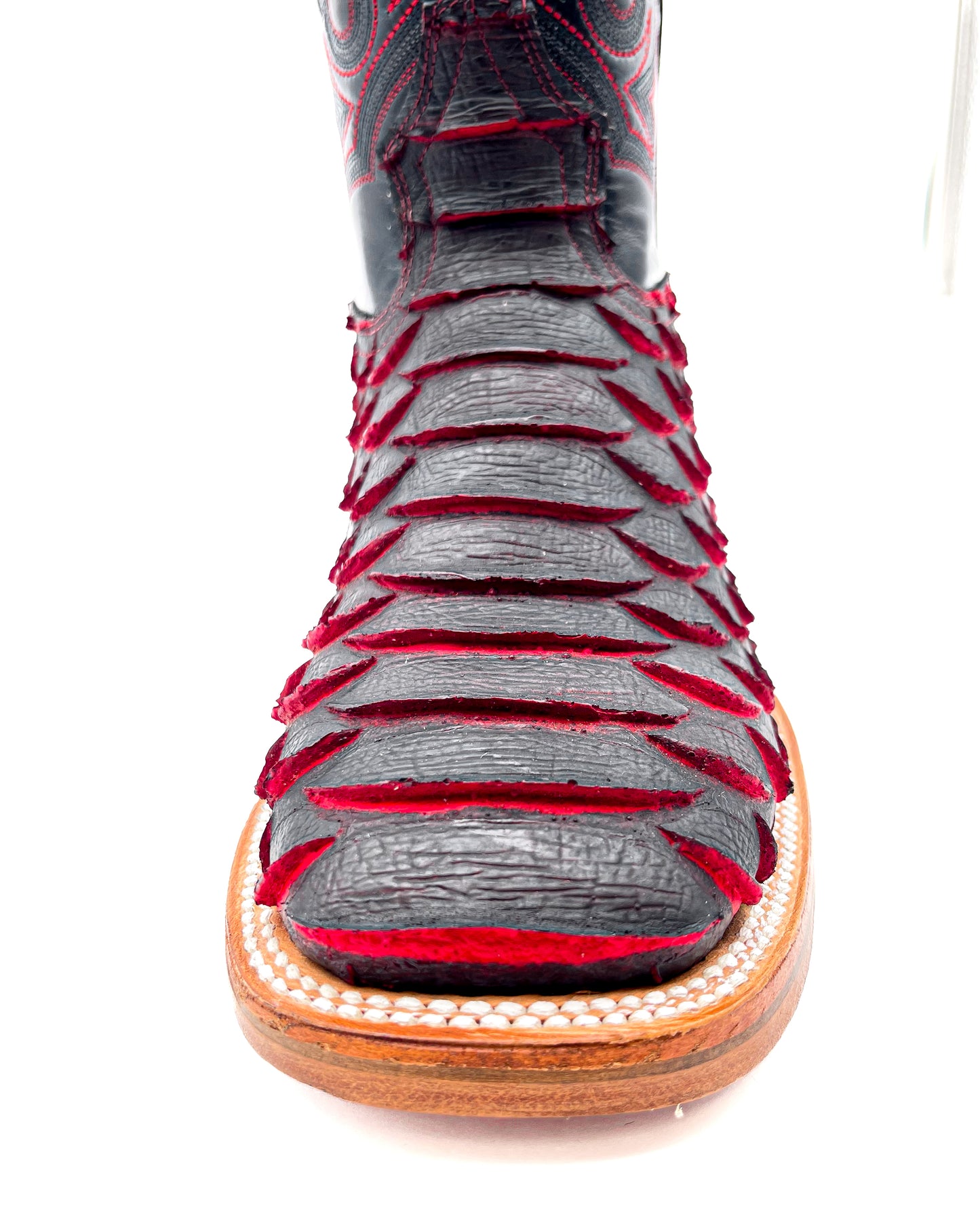 Cowboy Boot Red Python