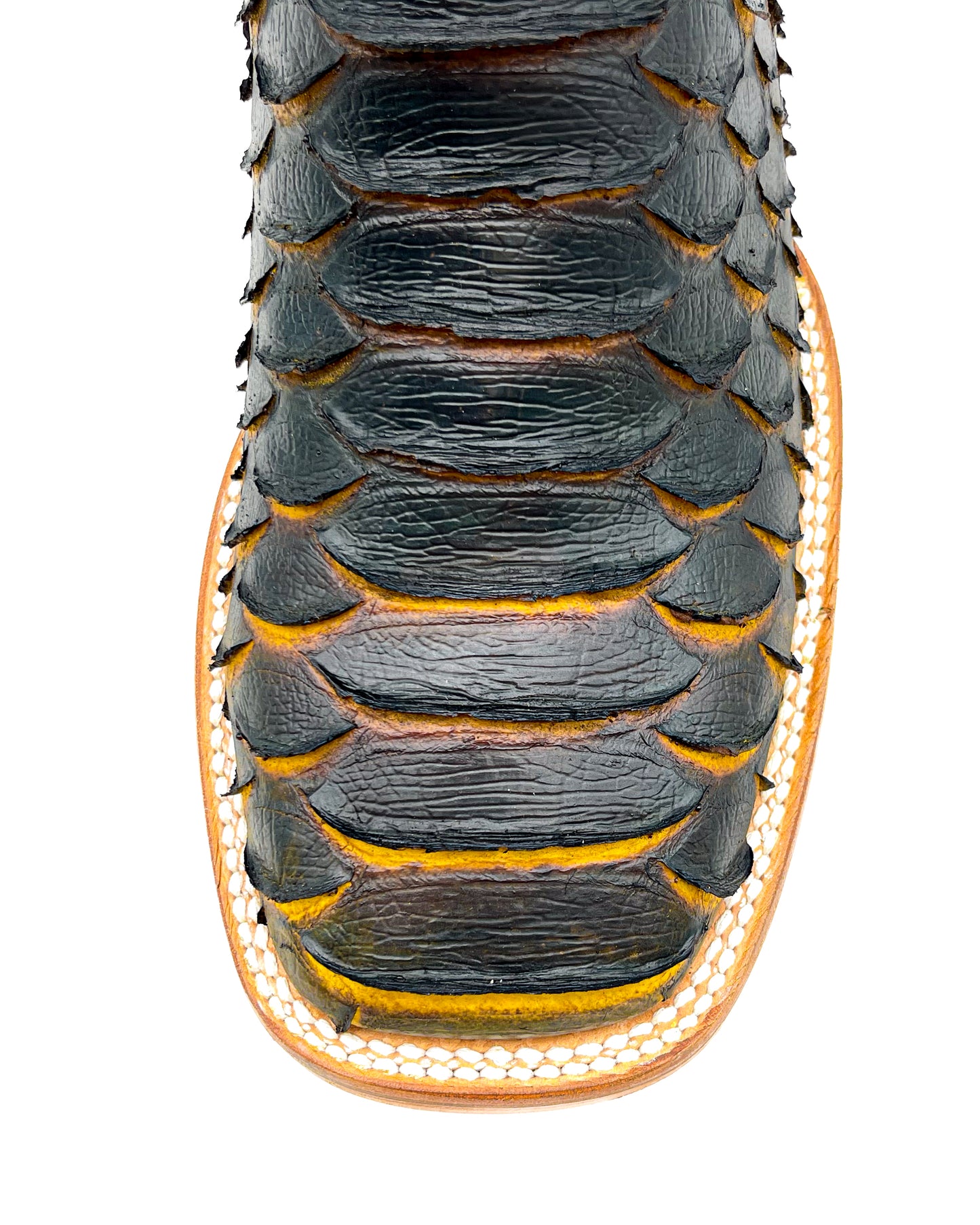 Cowboy Boot Yellow Python