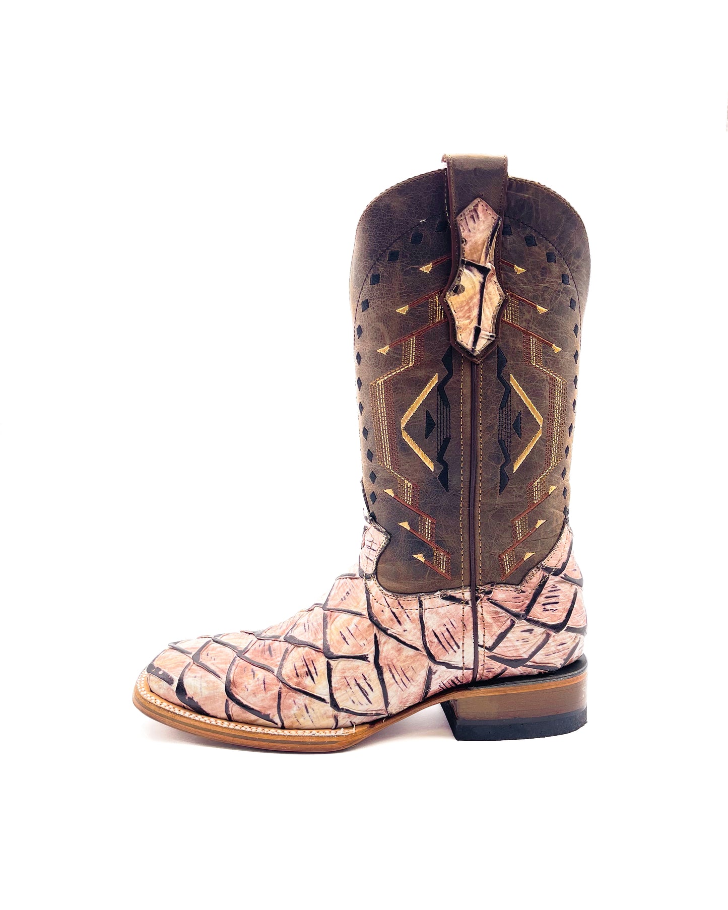 Cowboy Boot Pirarucu Fish Scale