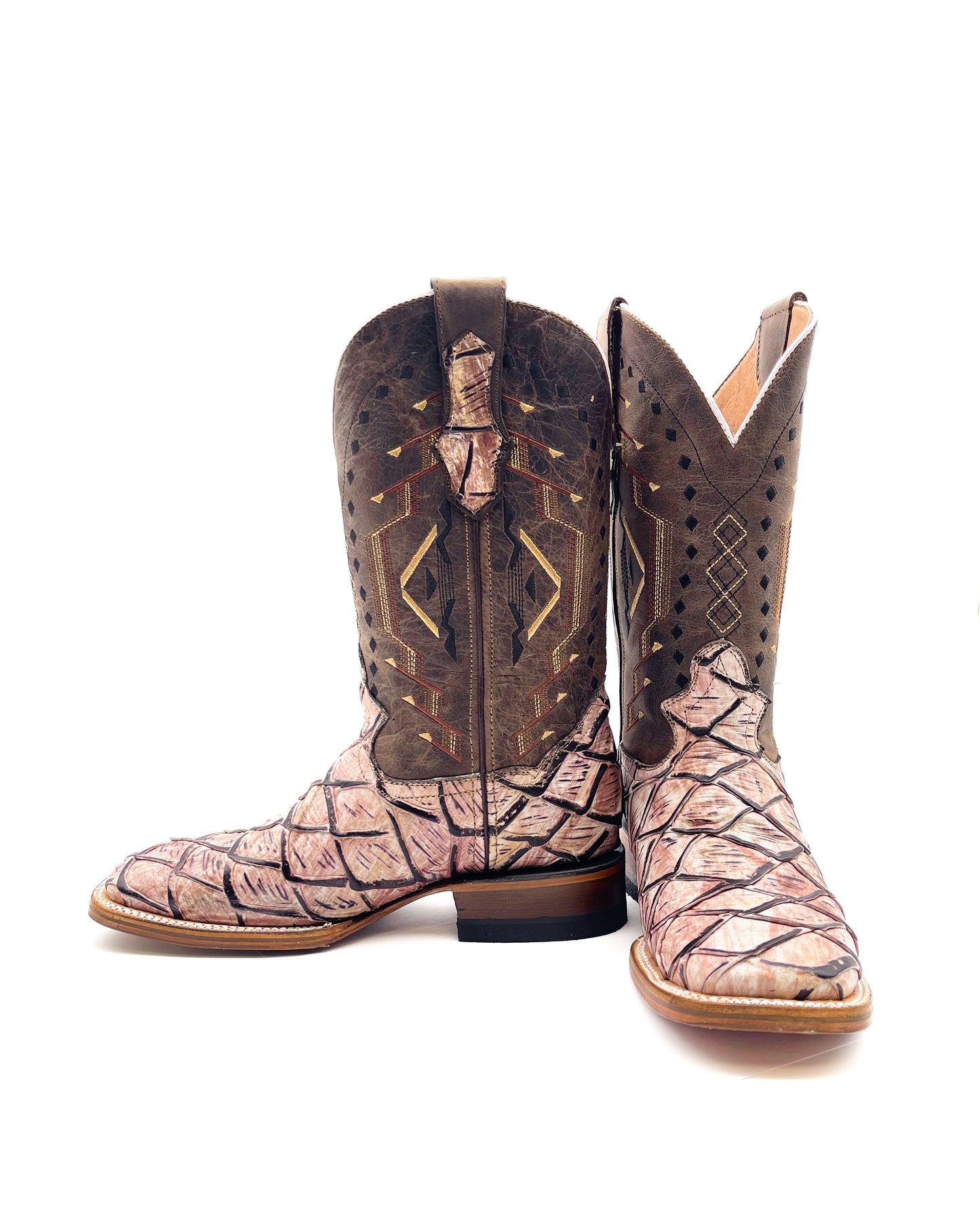 Cowboy Boot Pirarucu Fish Scale