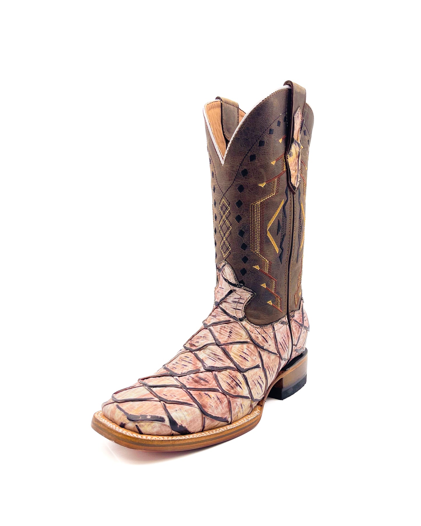 Cowboy Boot Pirarucu Fish Scale