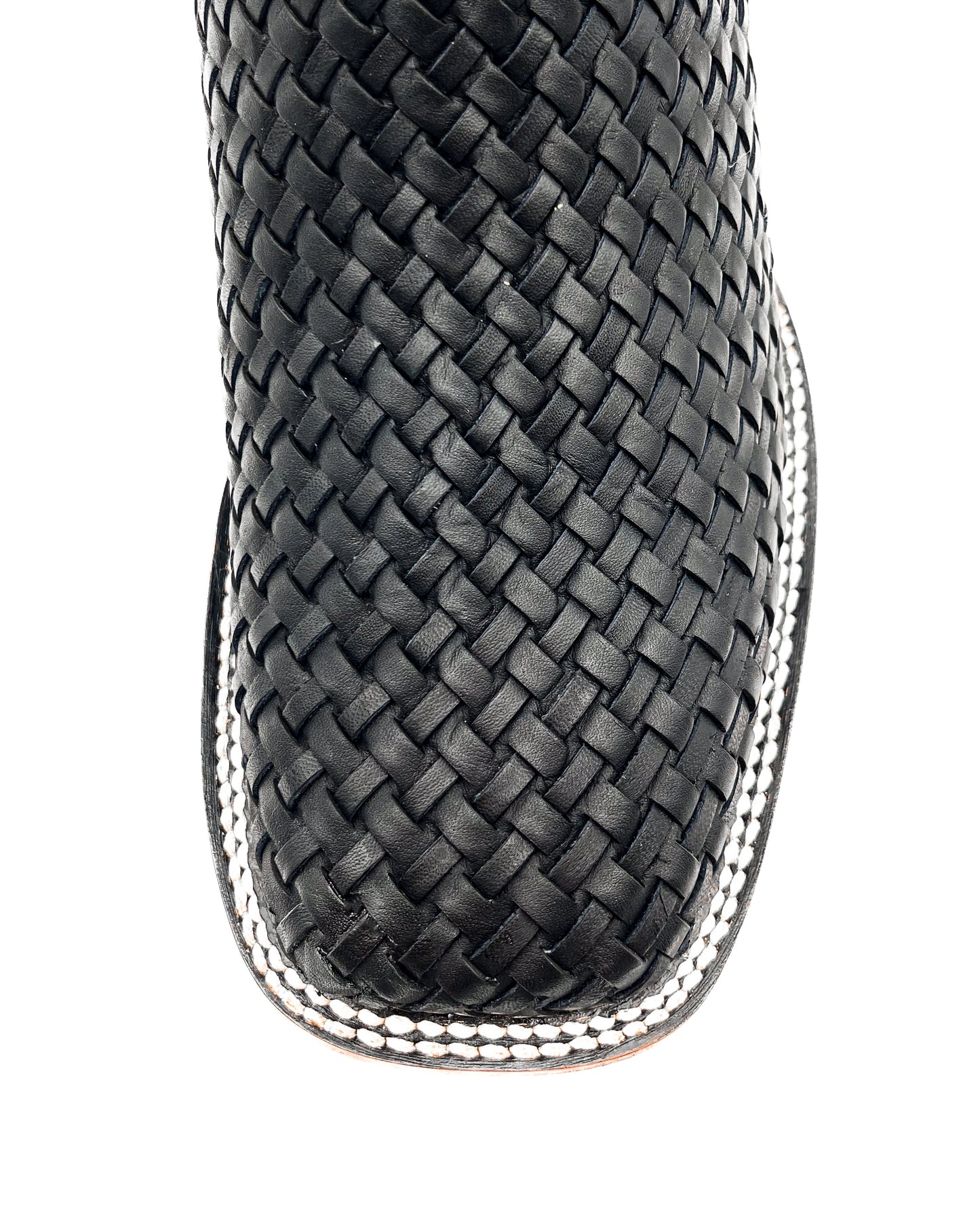 Ankle Boot Weave Woven Black