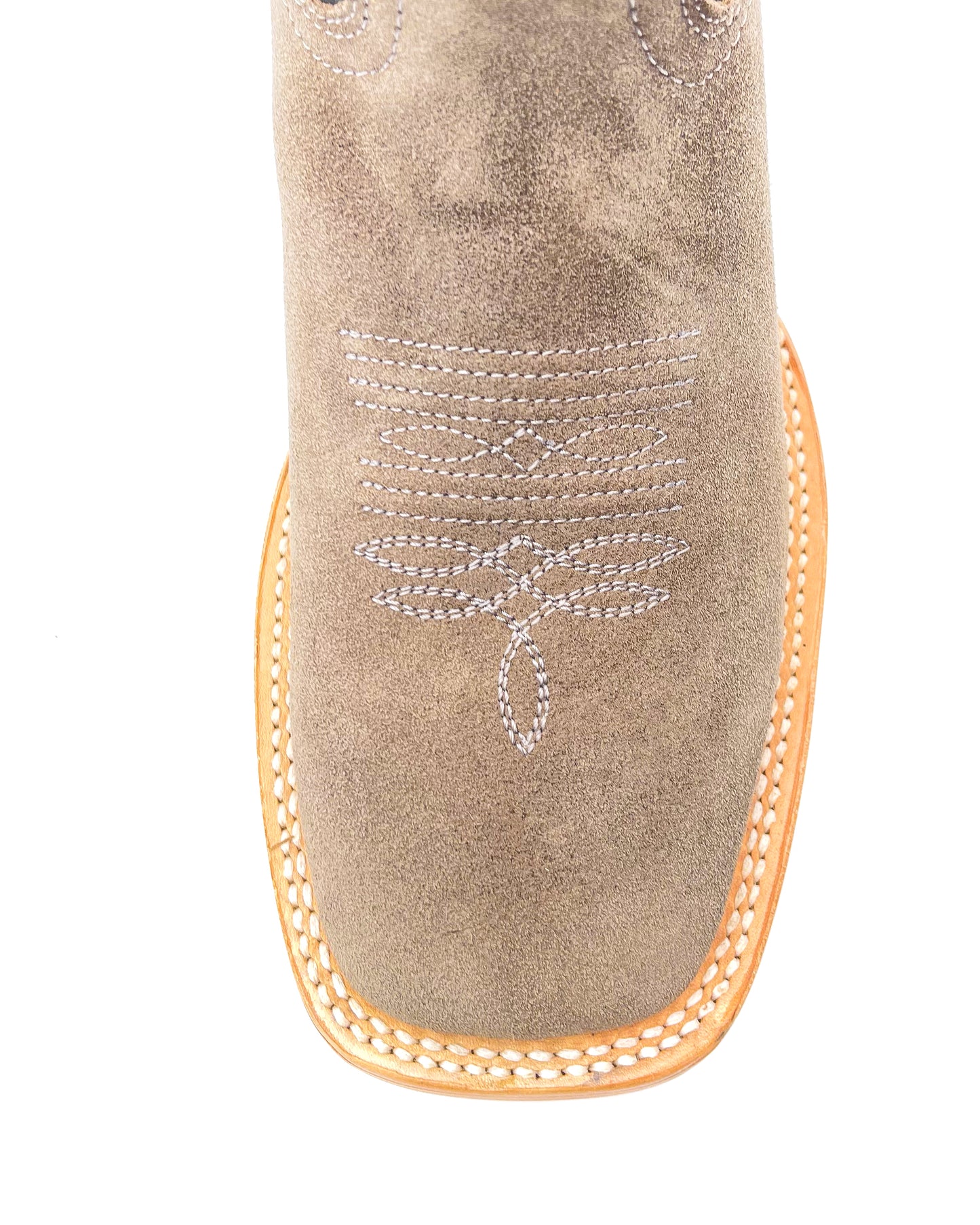 Cowboy Boot in Gray Rough Out