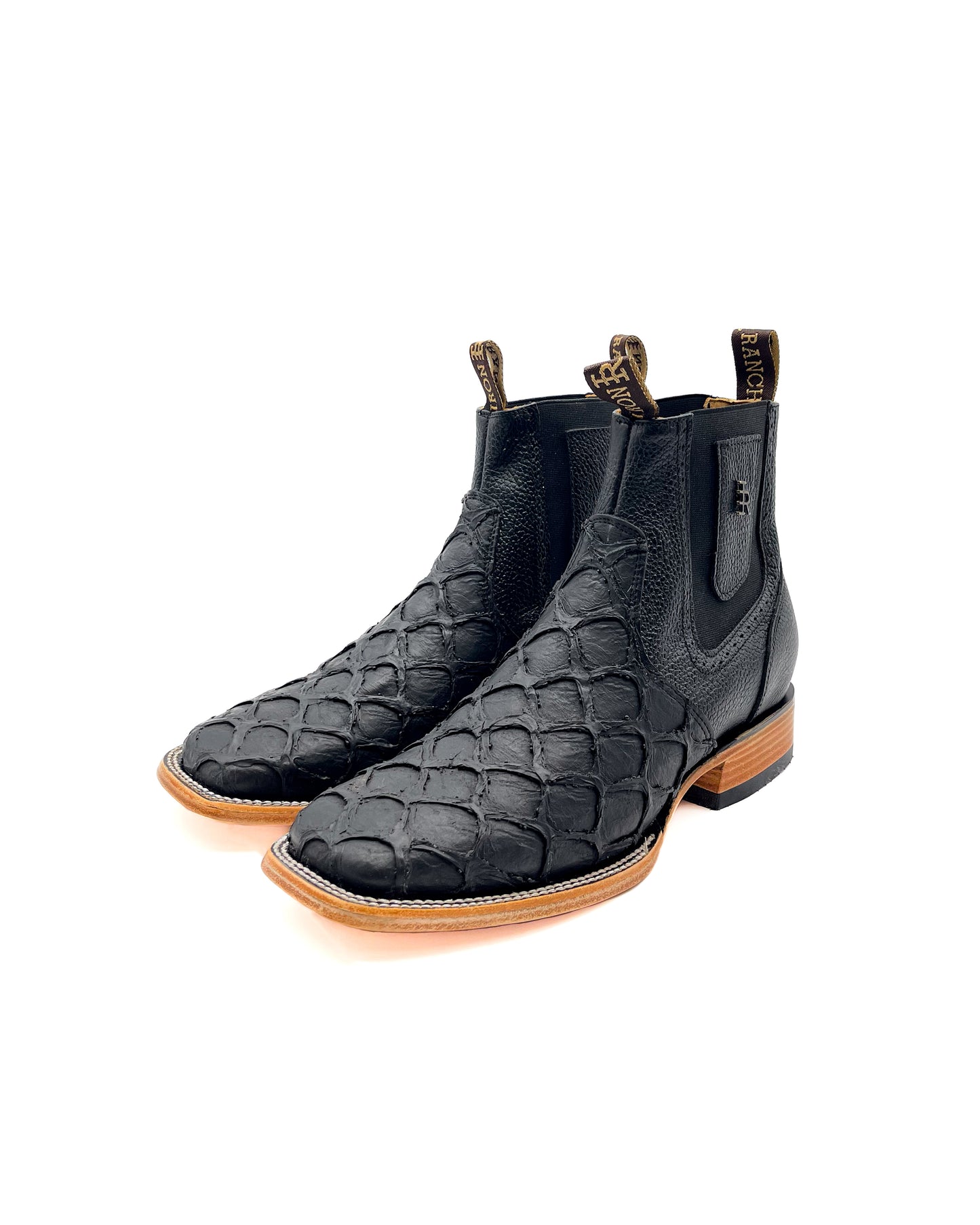 Ankle Boot Bass Pirarucu Black