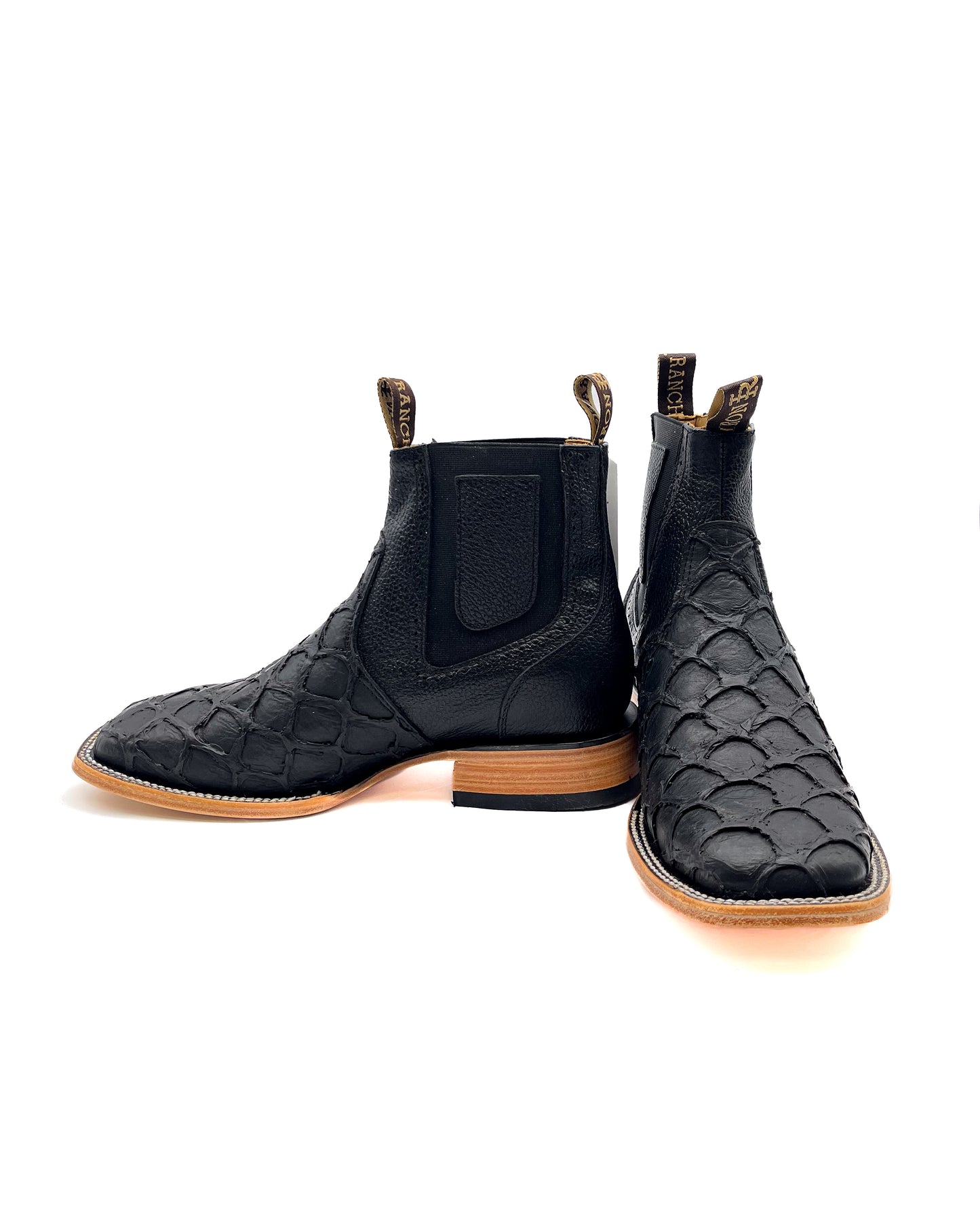 Ankle Boot Bass Pirarucu Black
