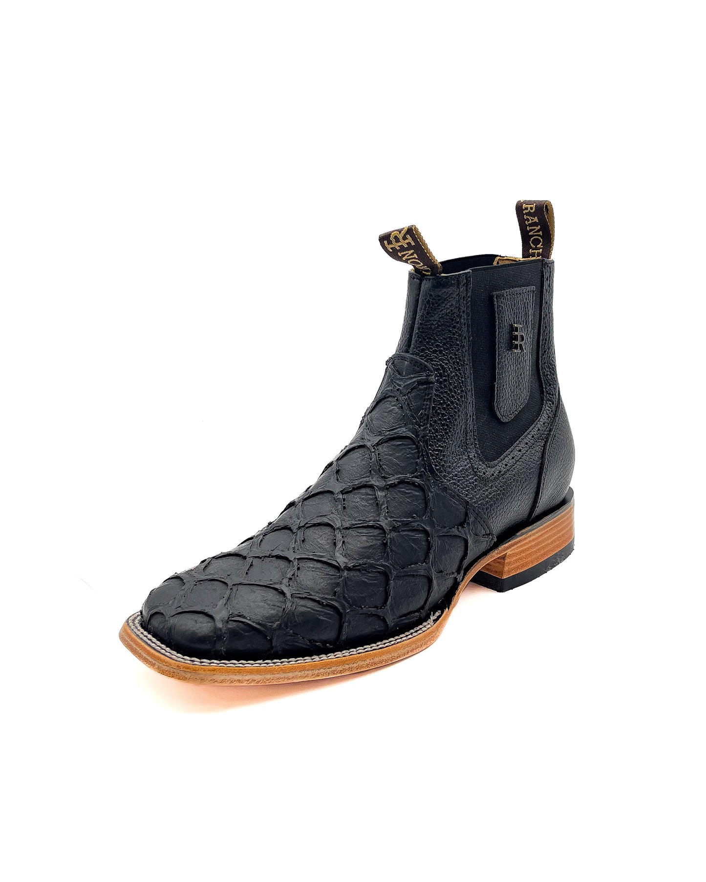 Ankle Boot Bass Pirarucu Black