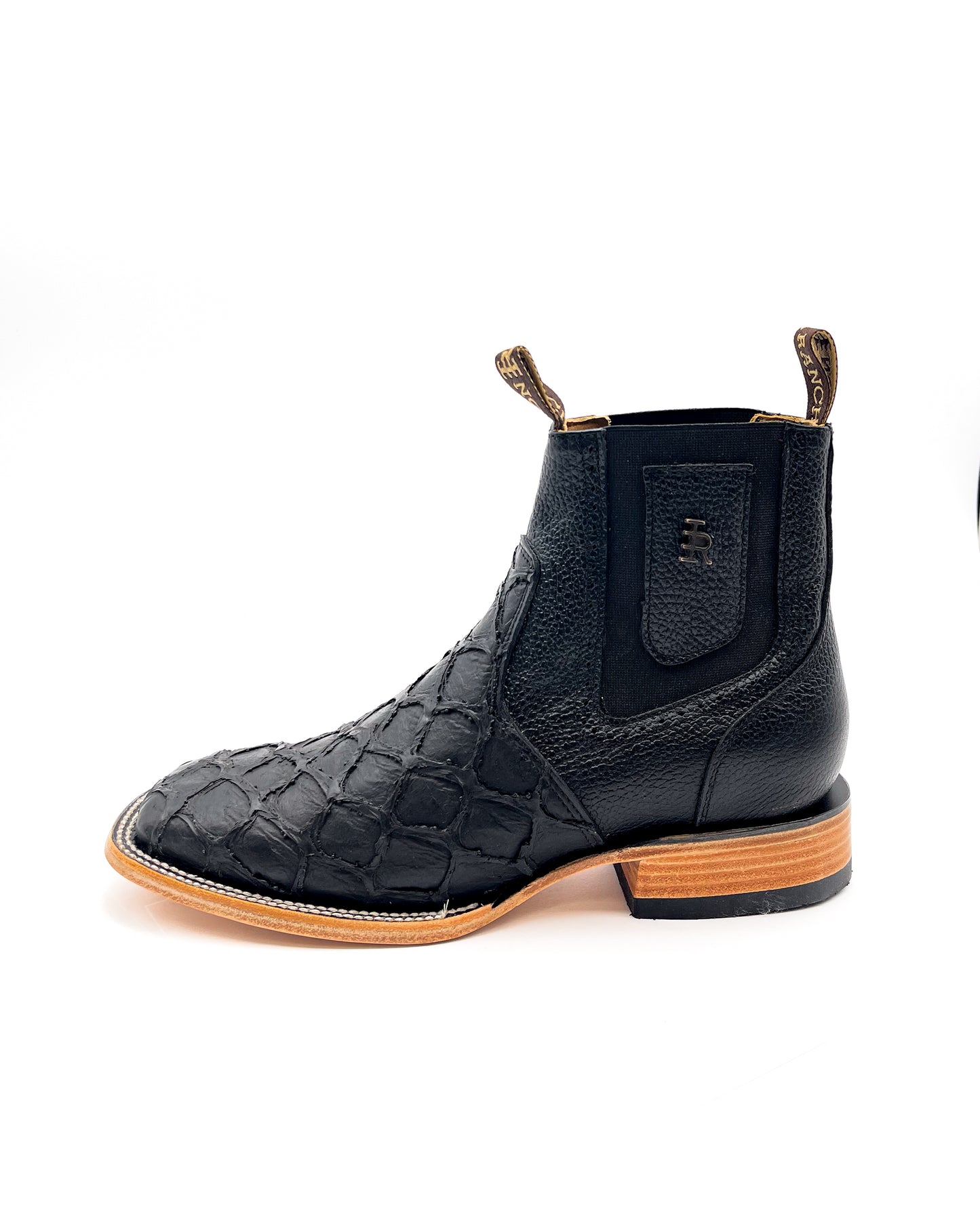 Ankle Boot Bass Pirarucu Black